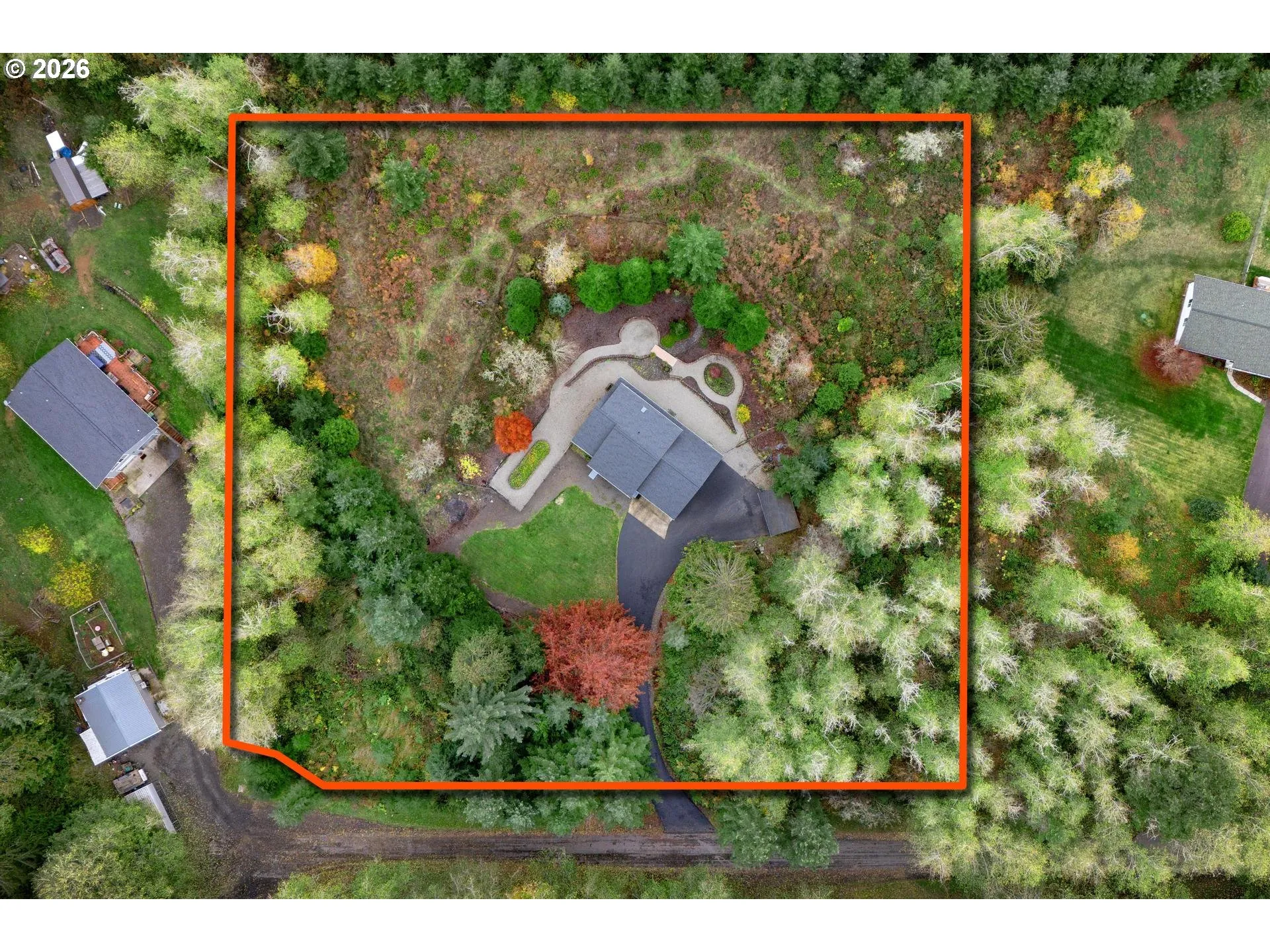 Approximate Property Lines-Aerial