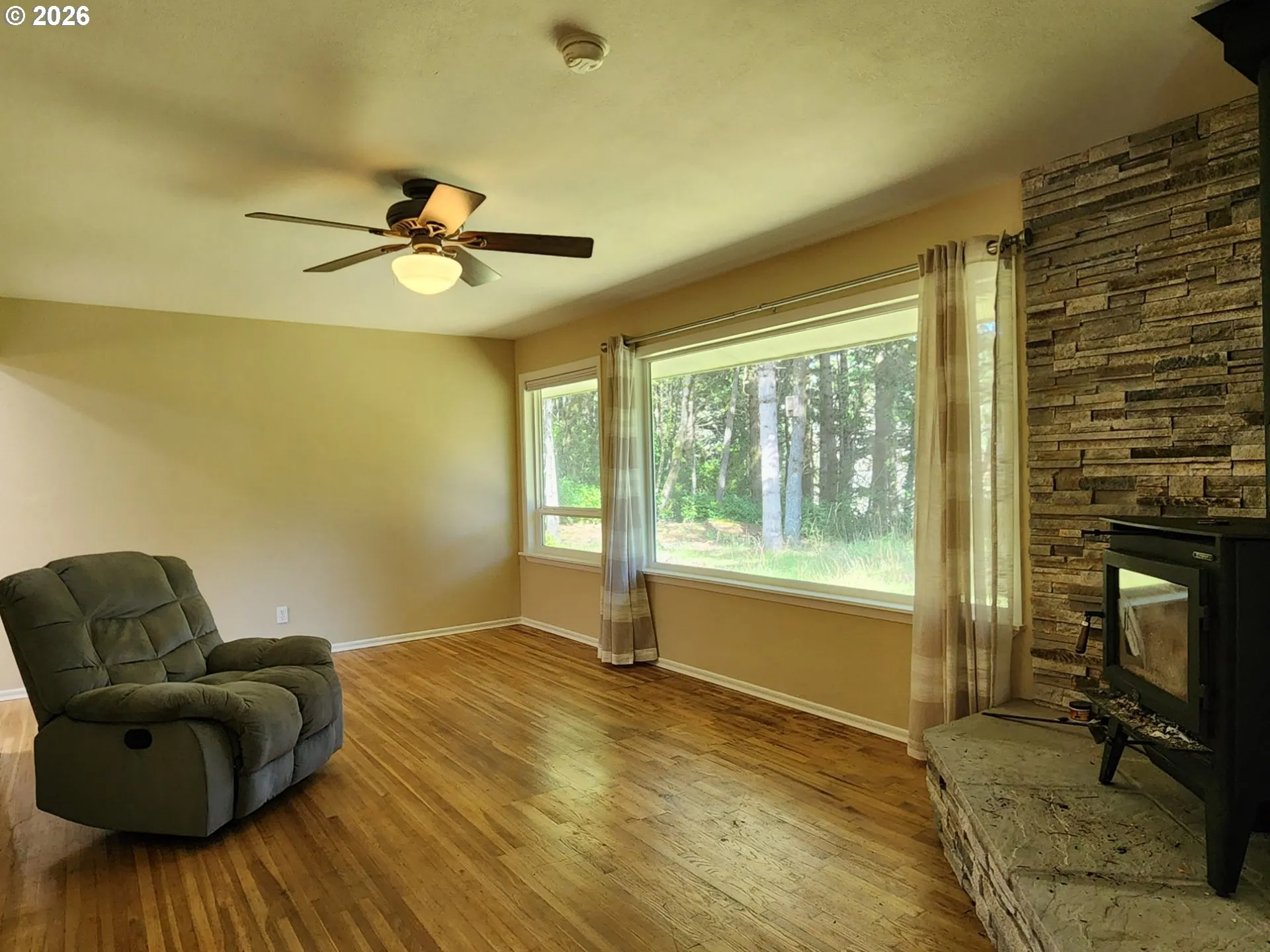 Living Room-Fireplace