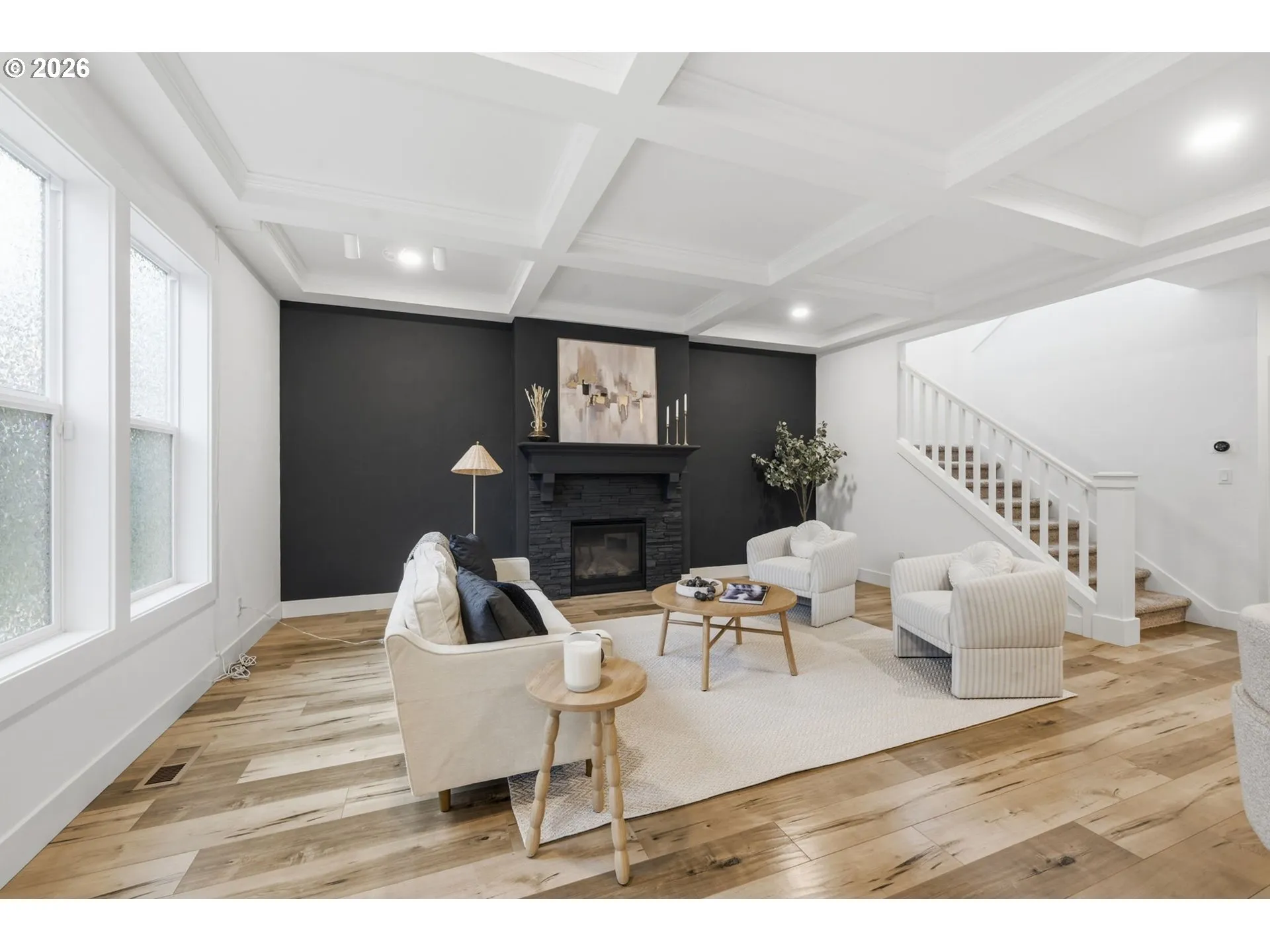 Living Room-Fireplace