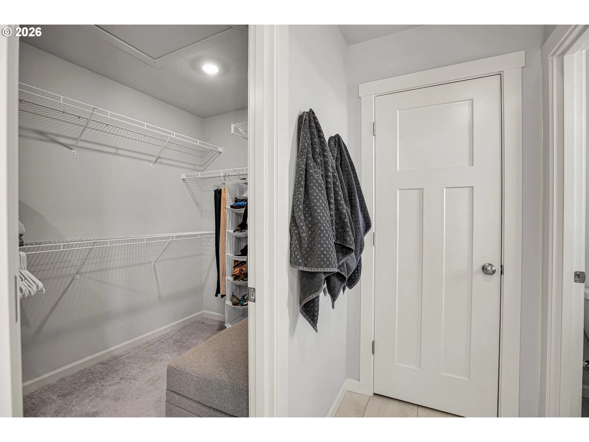 Attached Bathroom #1-Walk-In Closet