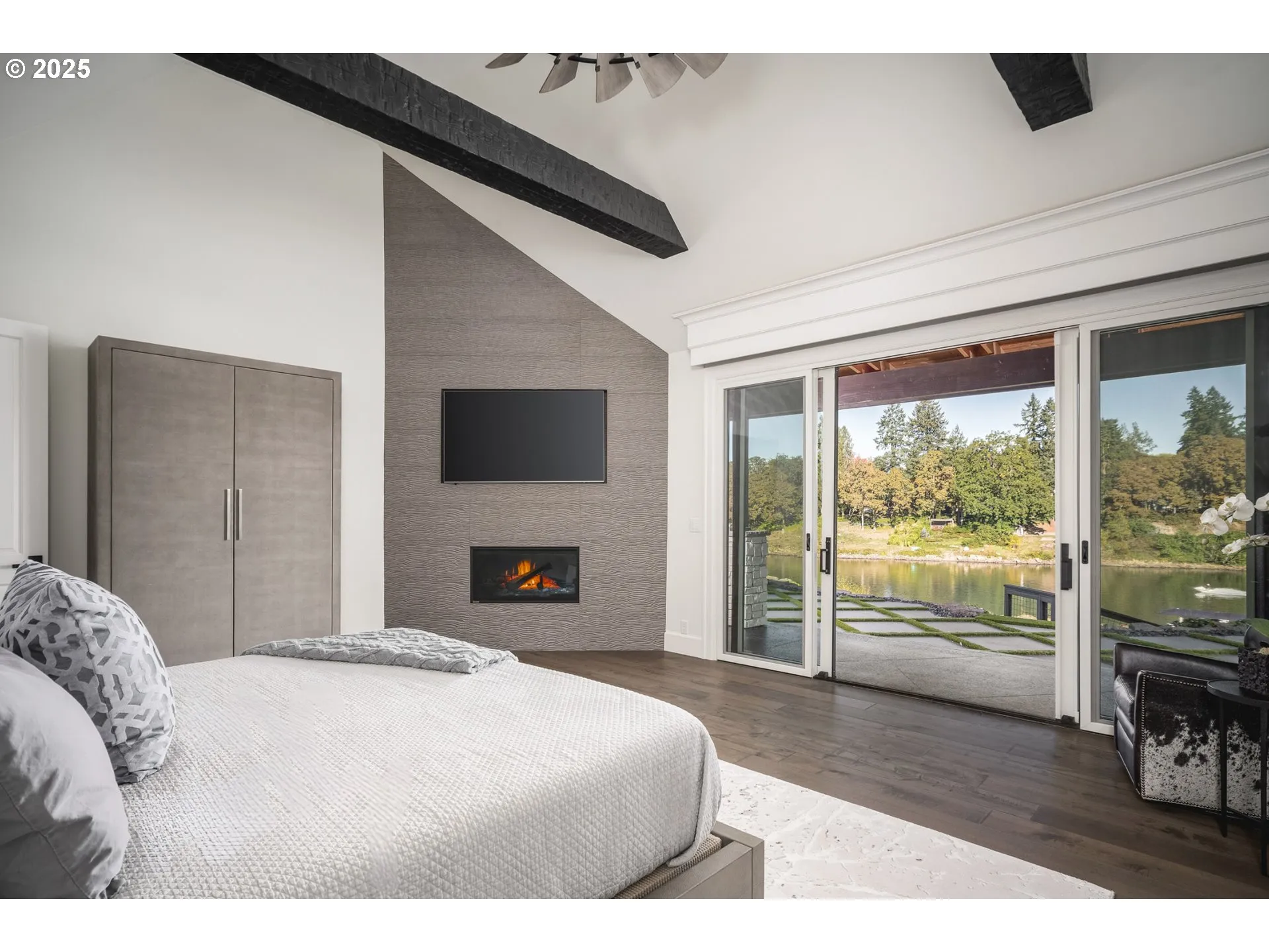 Primary Bedroom-Fireplace