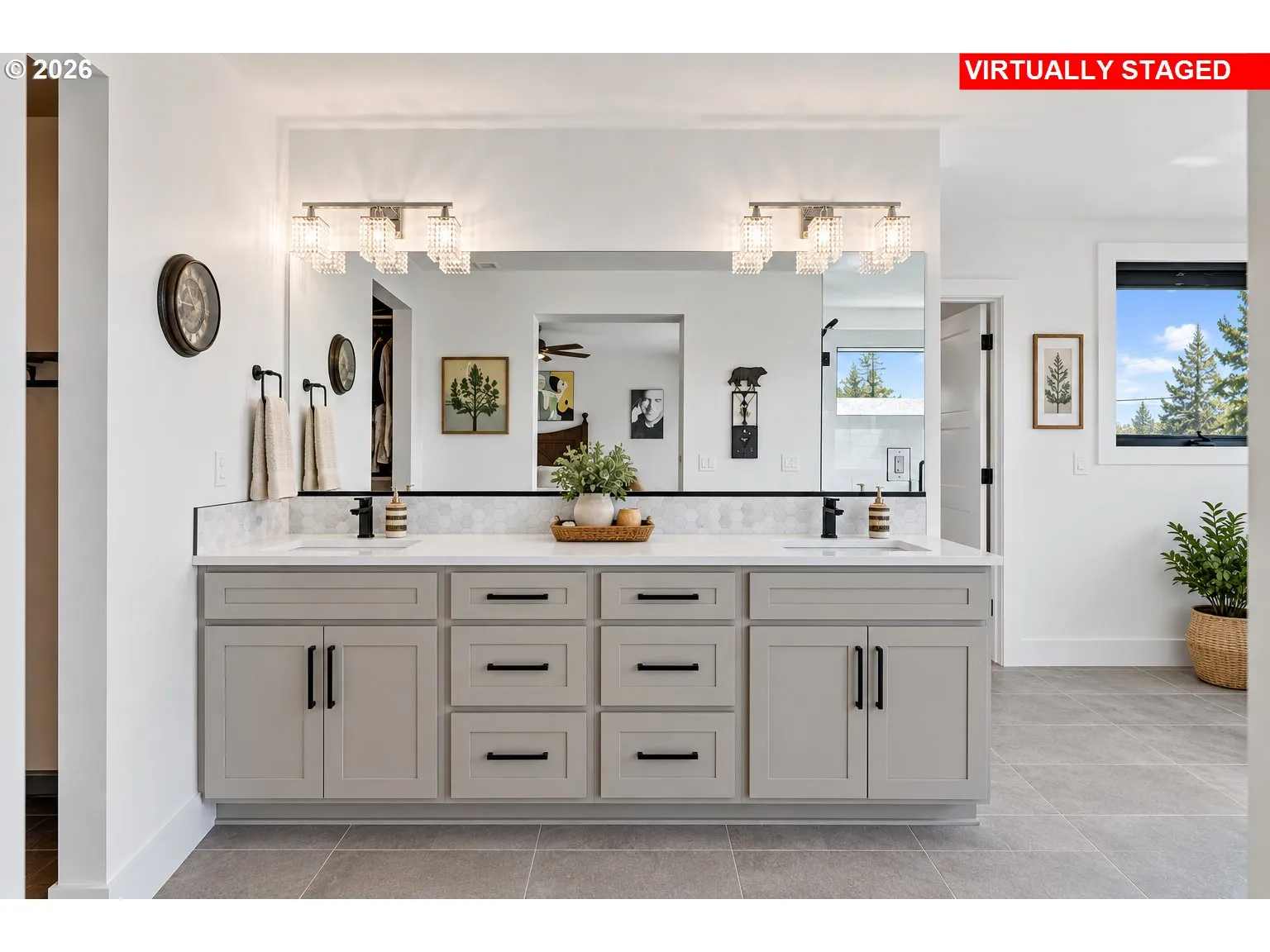 Owner's Suite Bathroom-Double Sinks