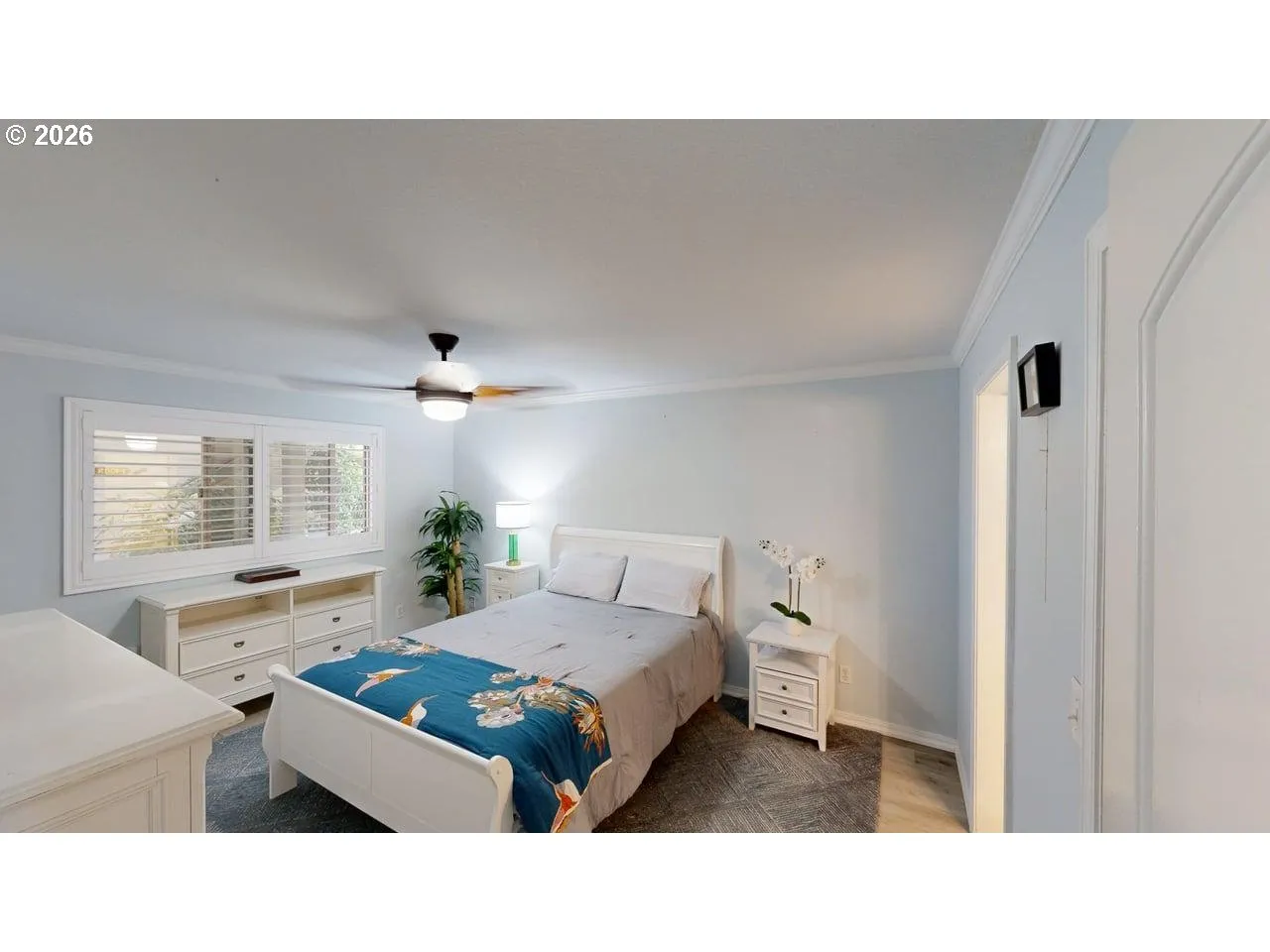 Bedroom, Primary-Ceiling Fan