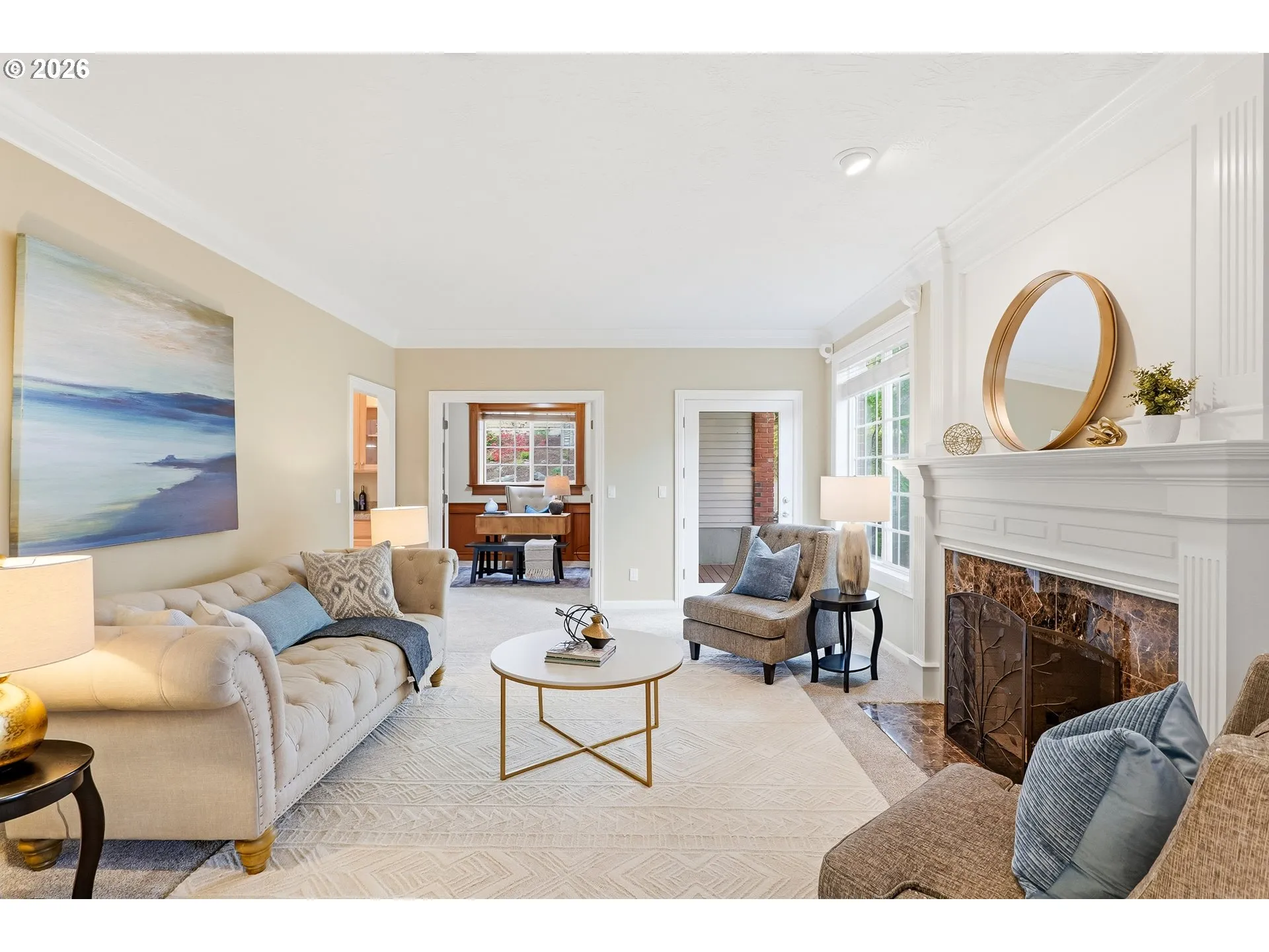 Living Room-Fireplace