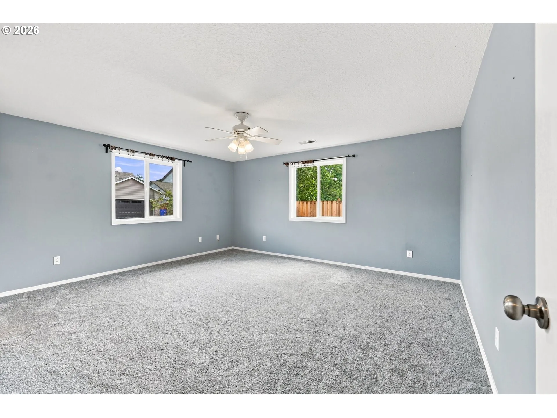 Bedroom, Primary-Ceiling Fan