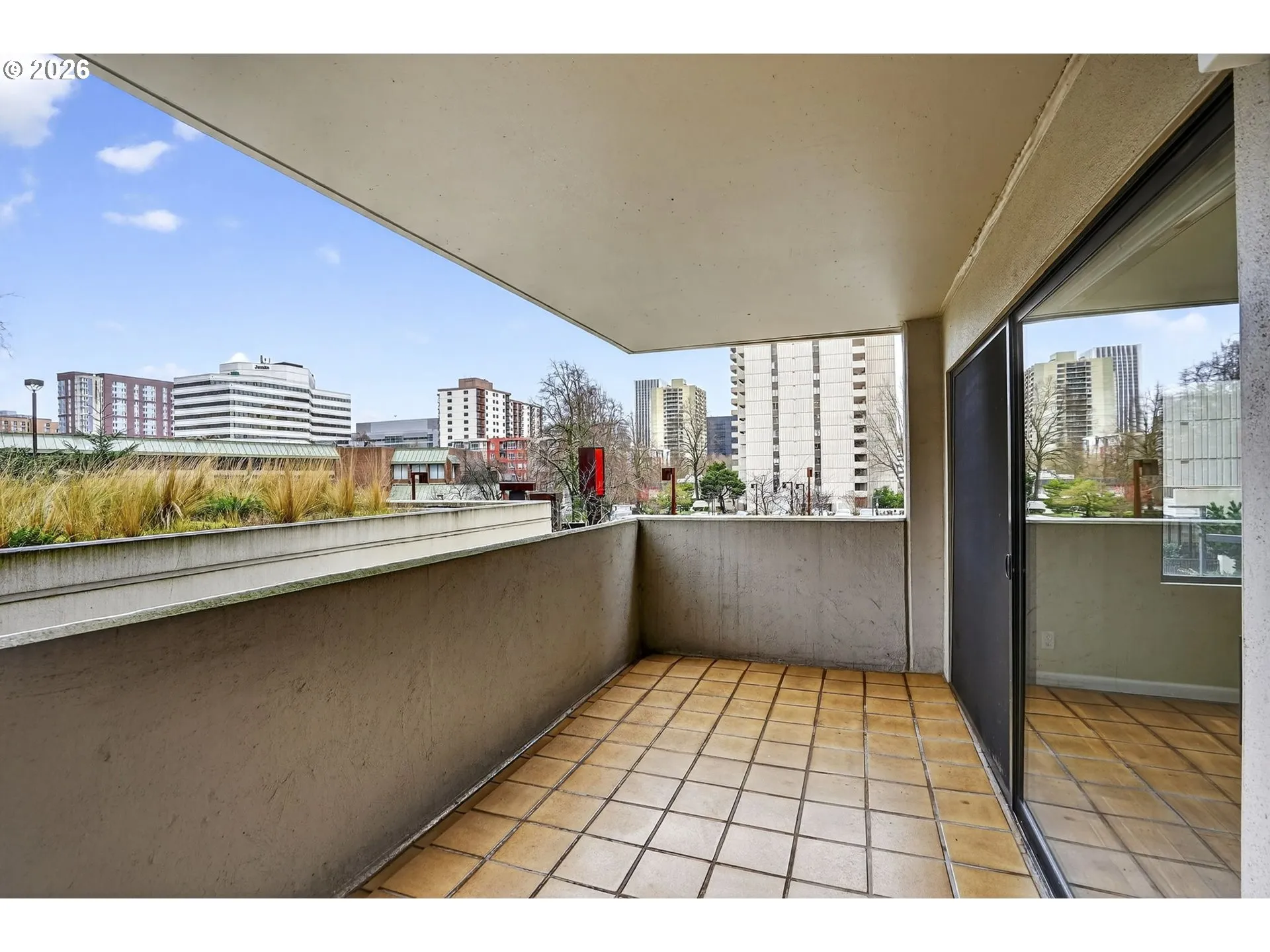 Balcony-North Facing