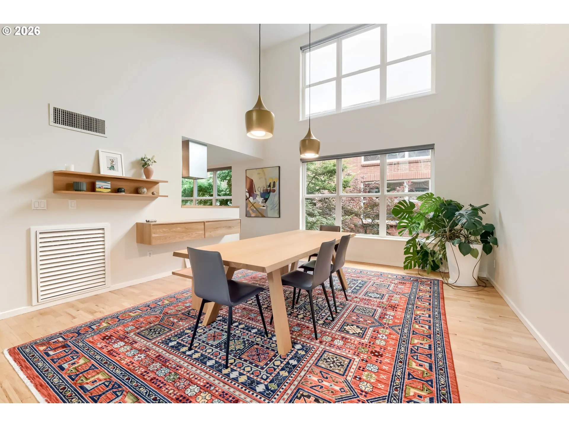 Dining Room-Vaulted Ceilings
