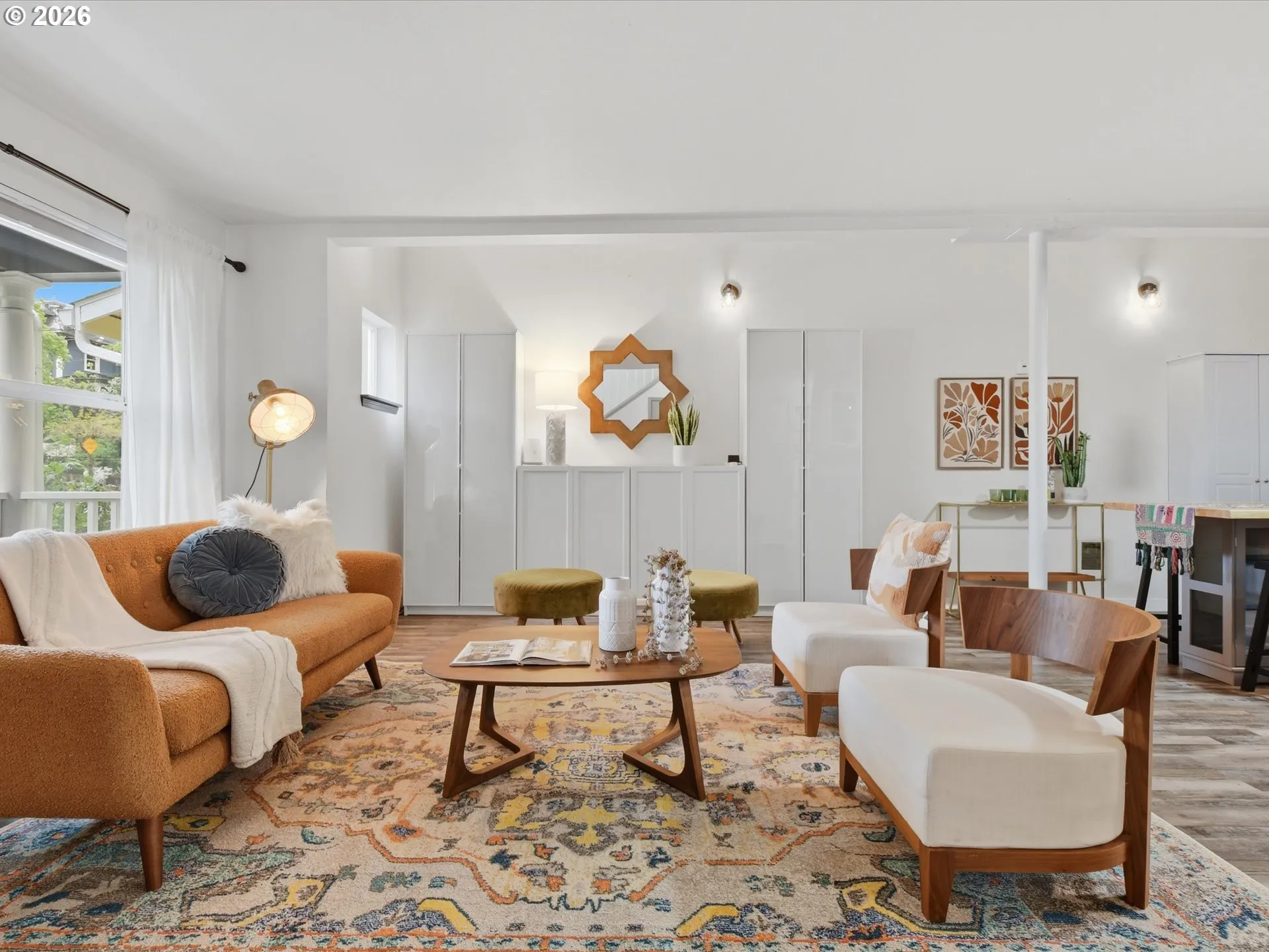 Living Room-Built-In Shelving