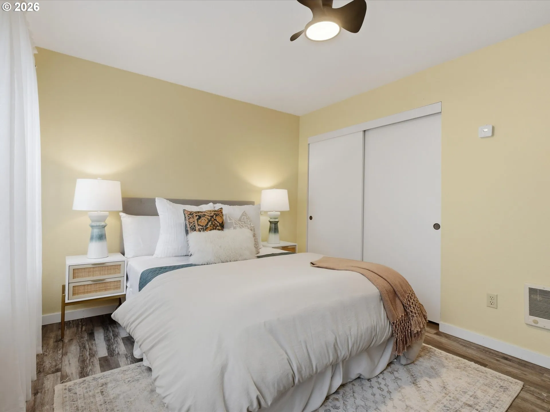 Bedroom, Primary-Ceiling Fan