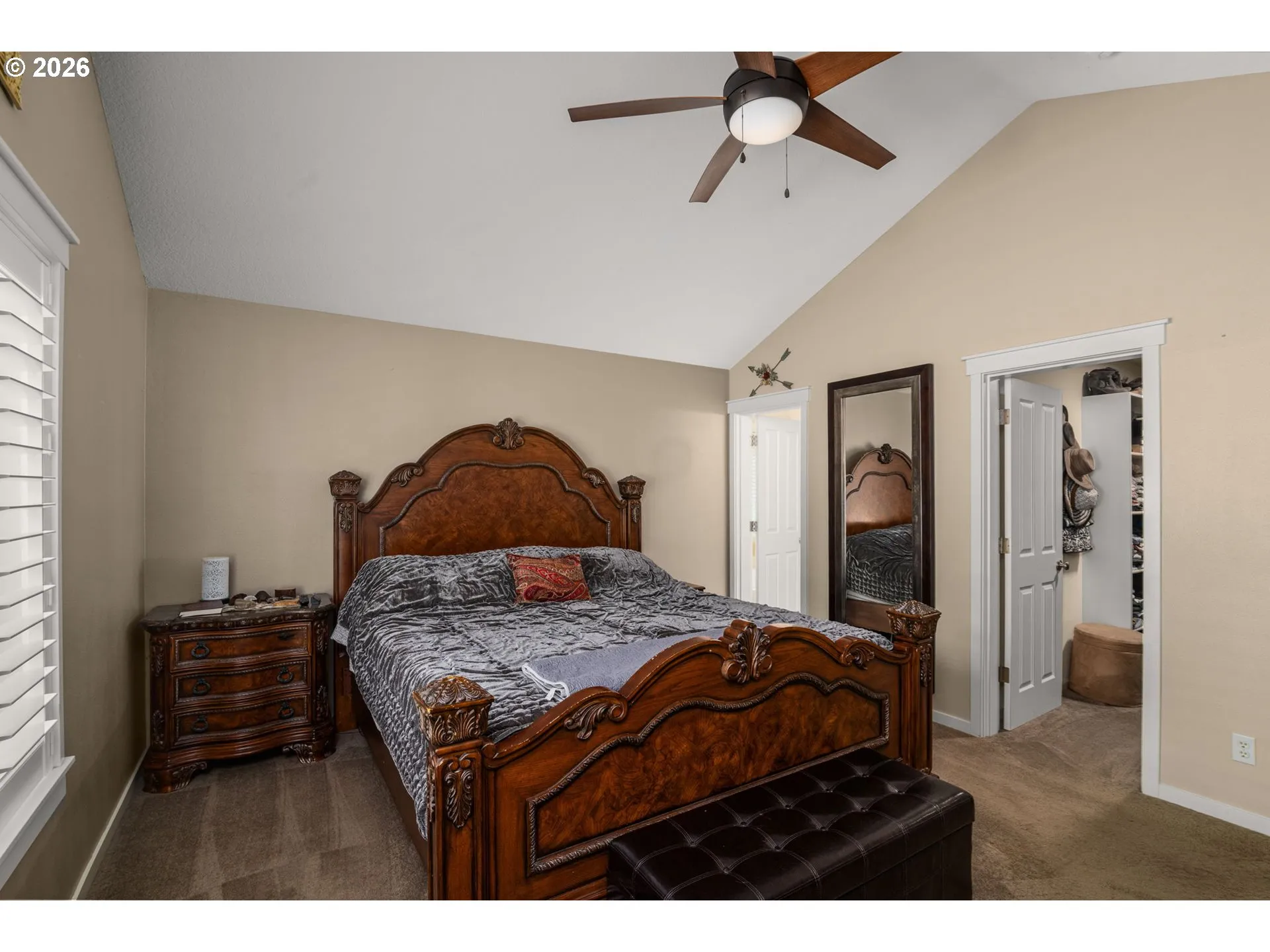 Primary Bedroom-Vaulted Ceilings
