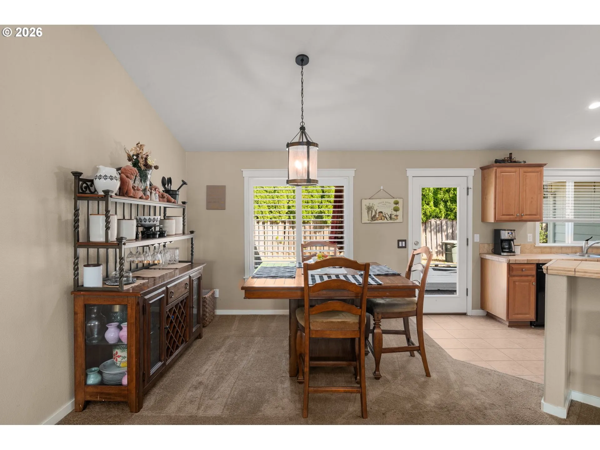 Dining Room-Vaulted Ceilings
