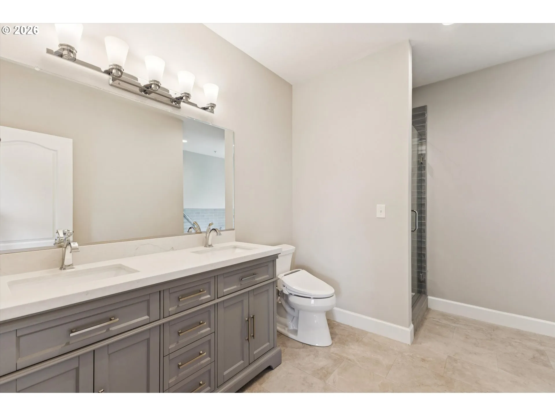 Bathroom, Attached-Double Sinks