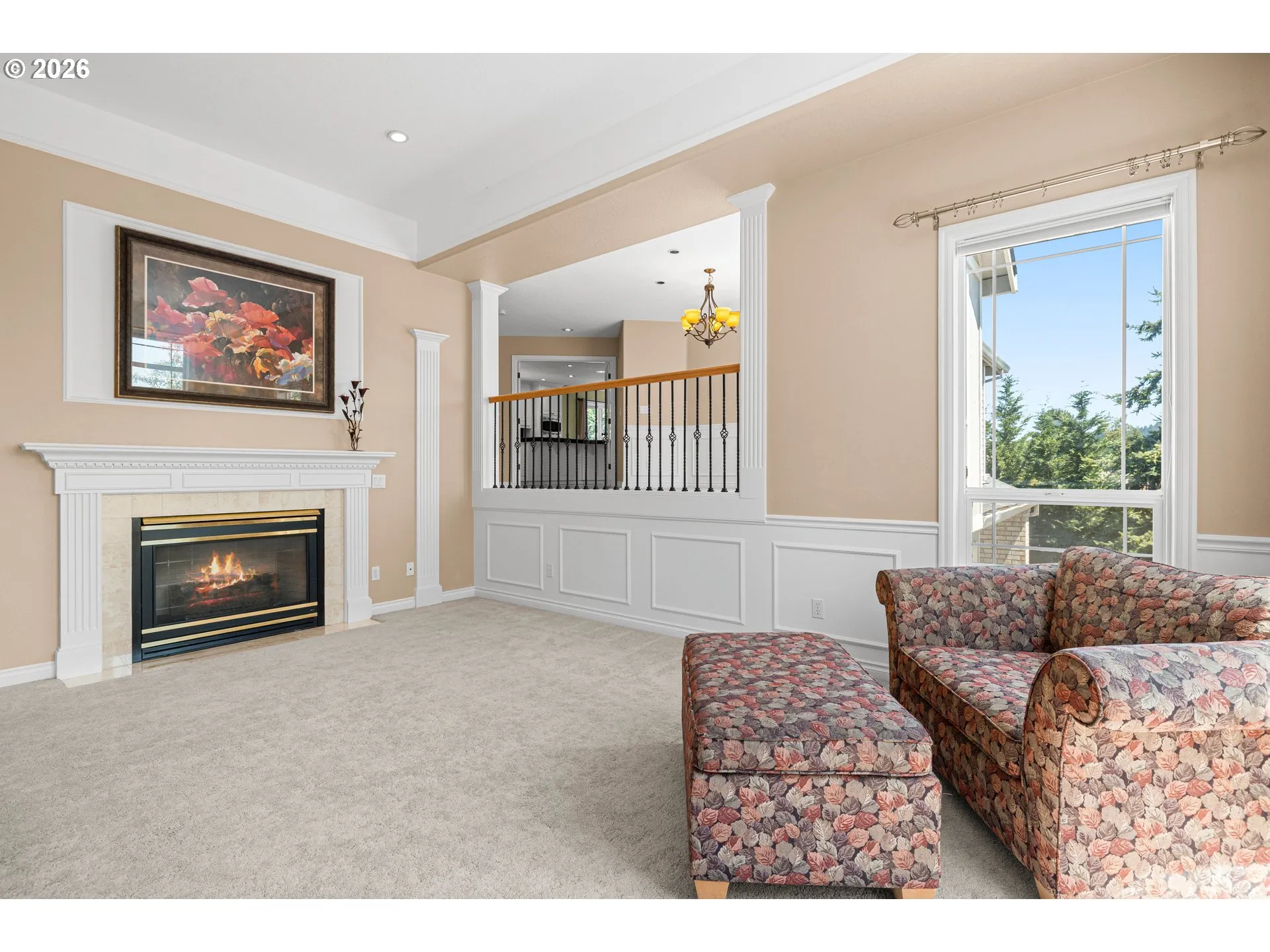 Living Room-Fireplace