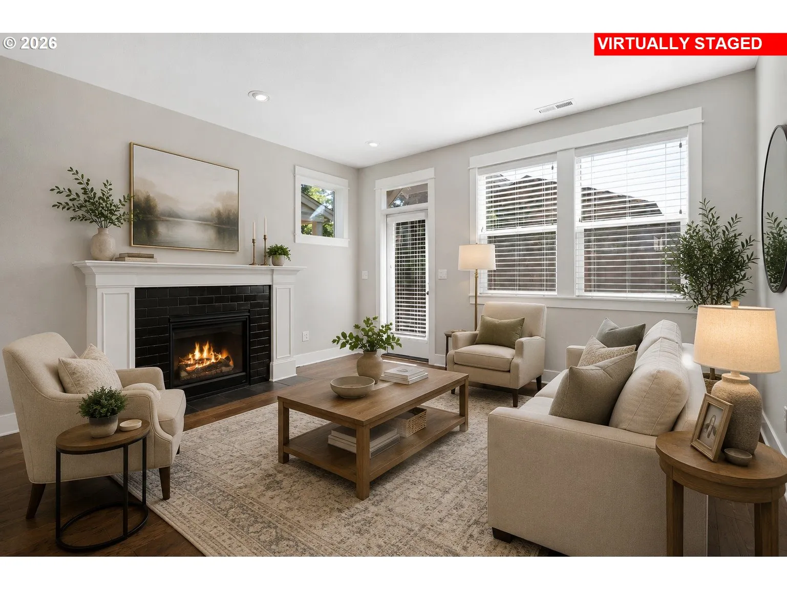 Living Room-Fireplace