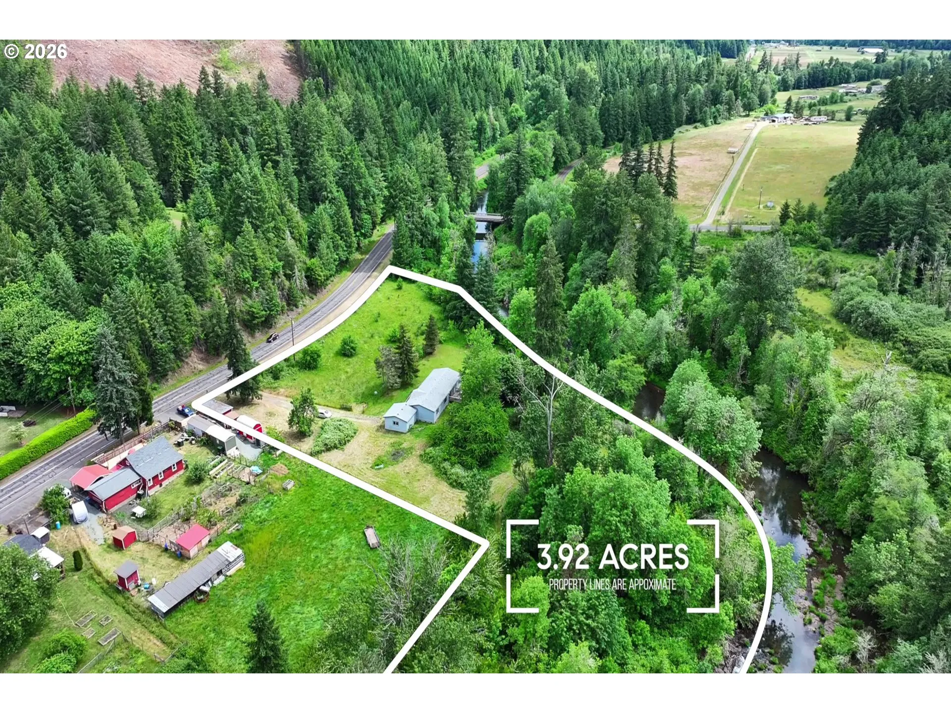 Approximate Property Lines-Aerial