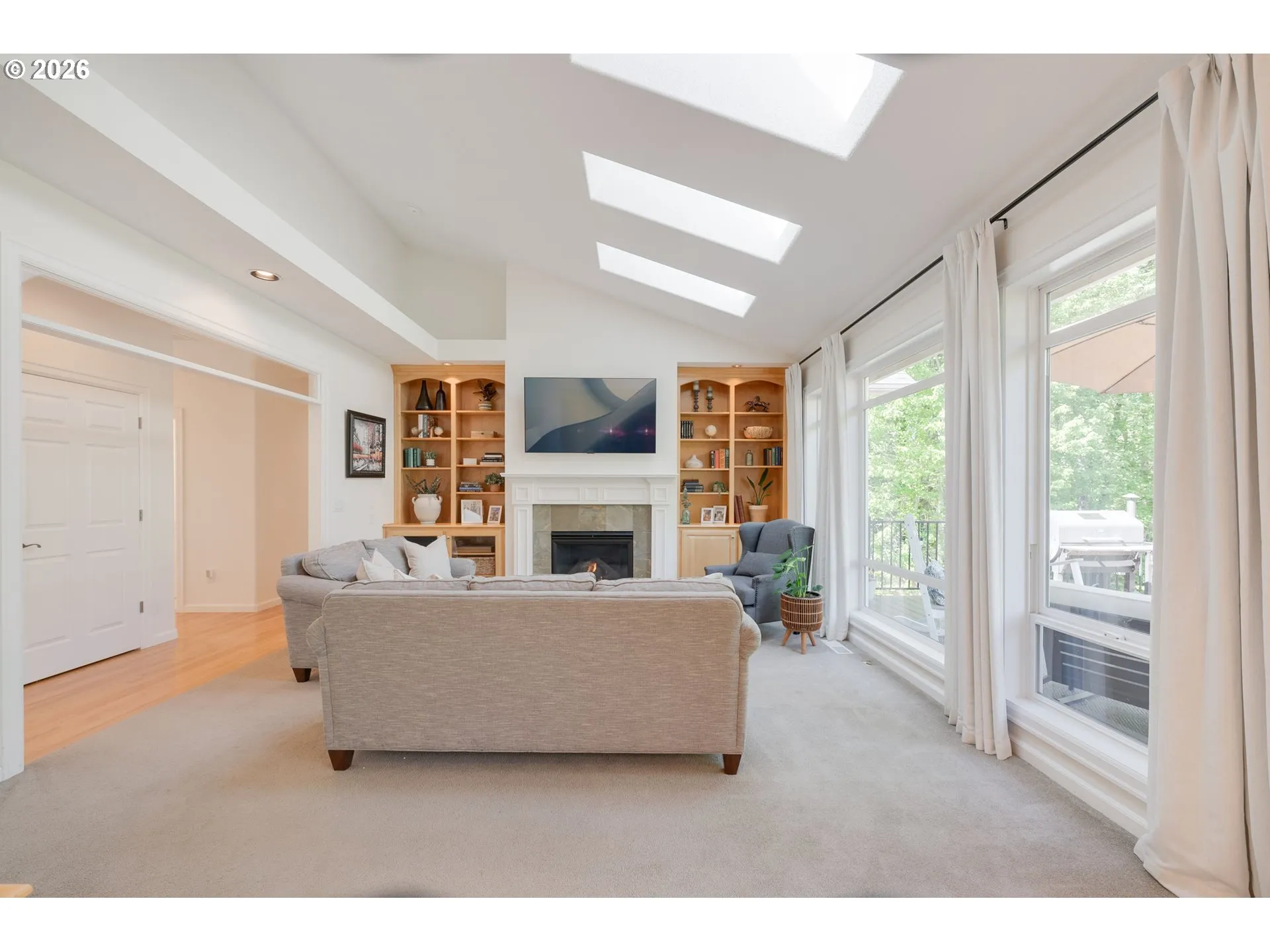 Family Room-Skylight