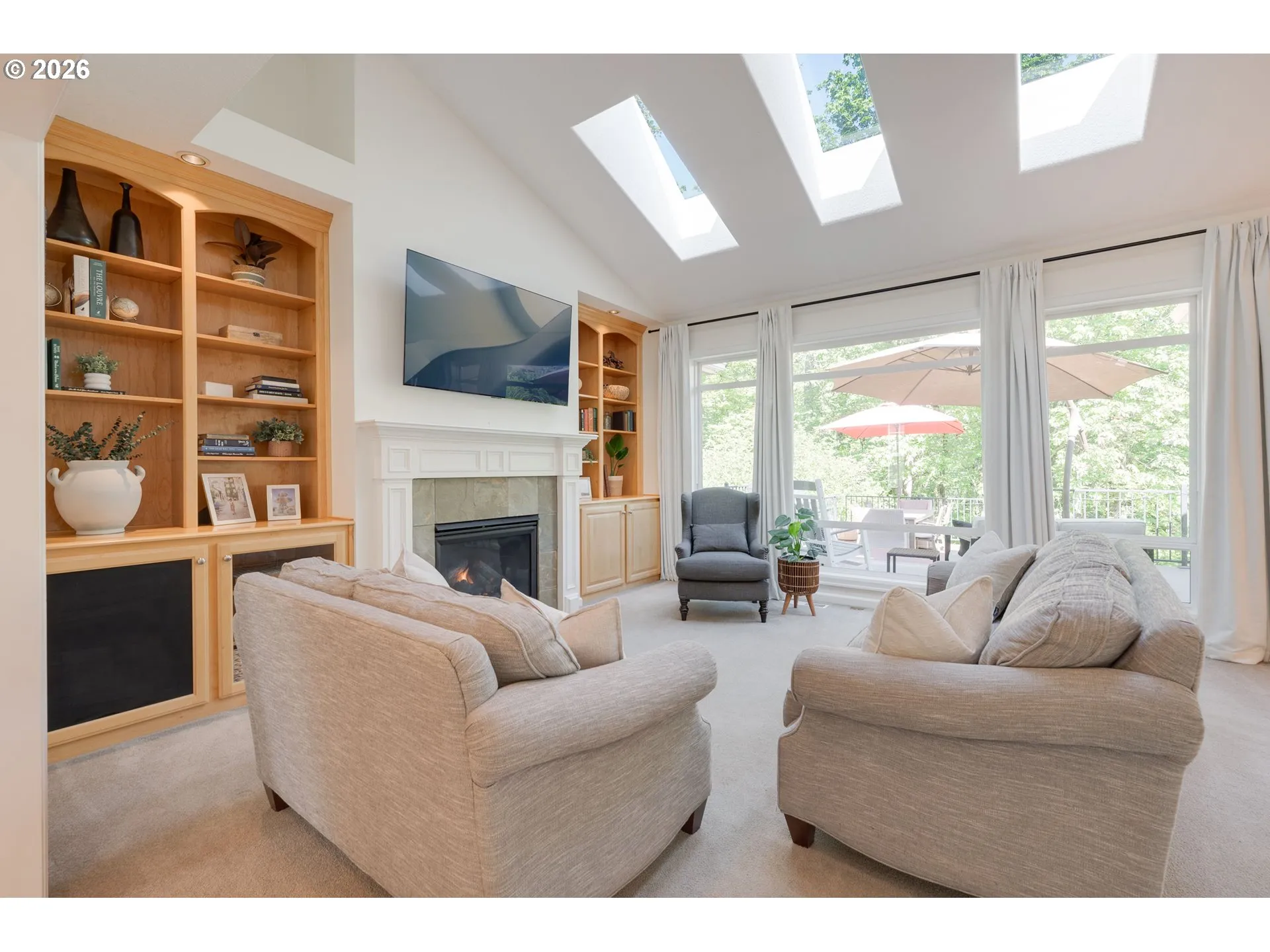 Family Room-Skylight