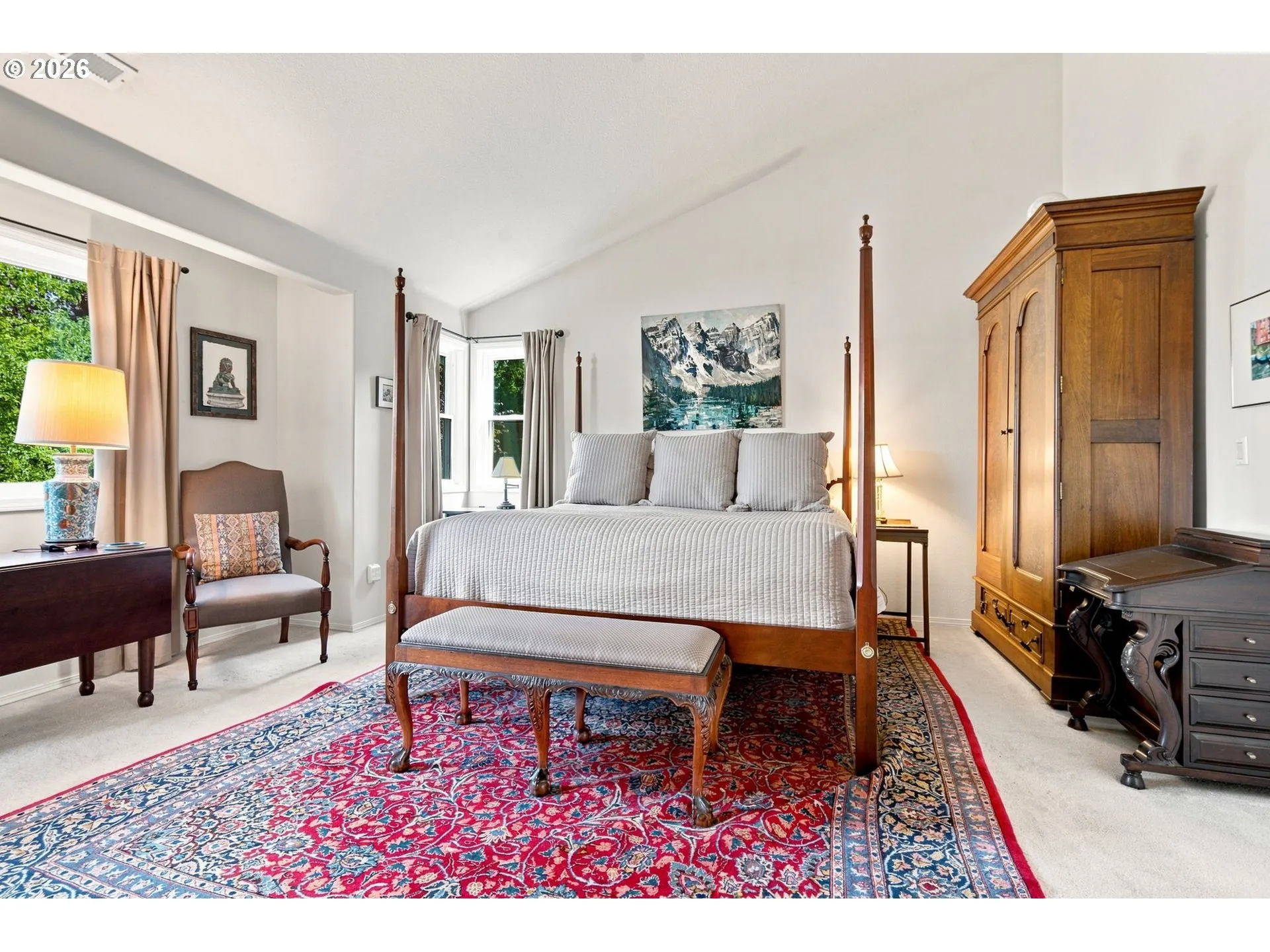 Owner's Suite Bedroom-Vaulted Ceilings