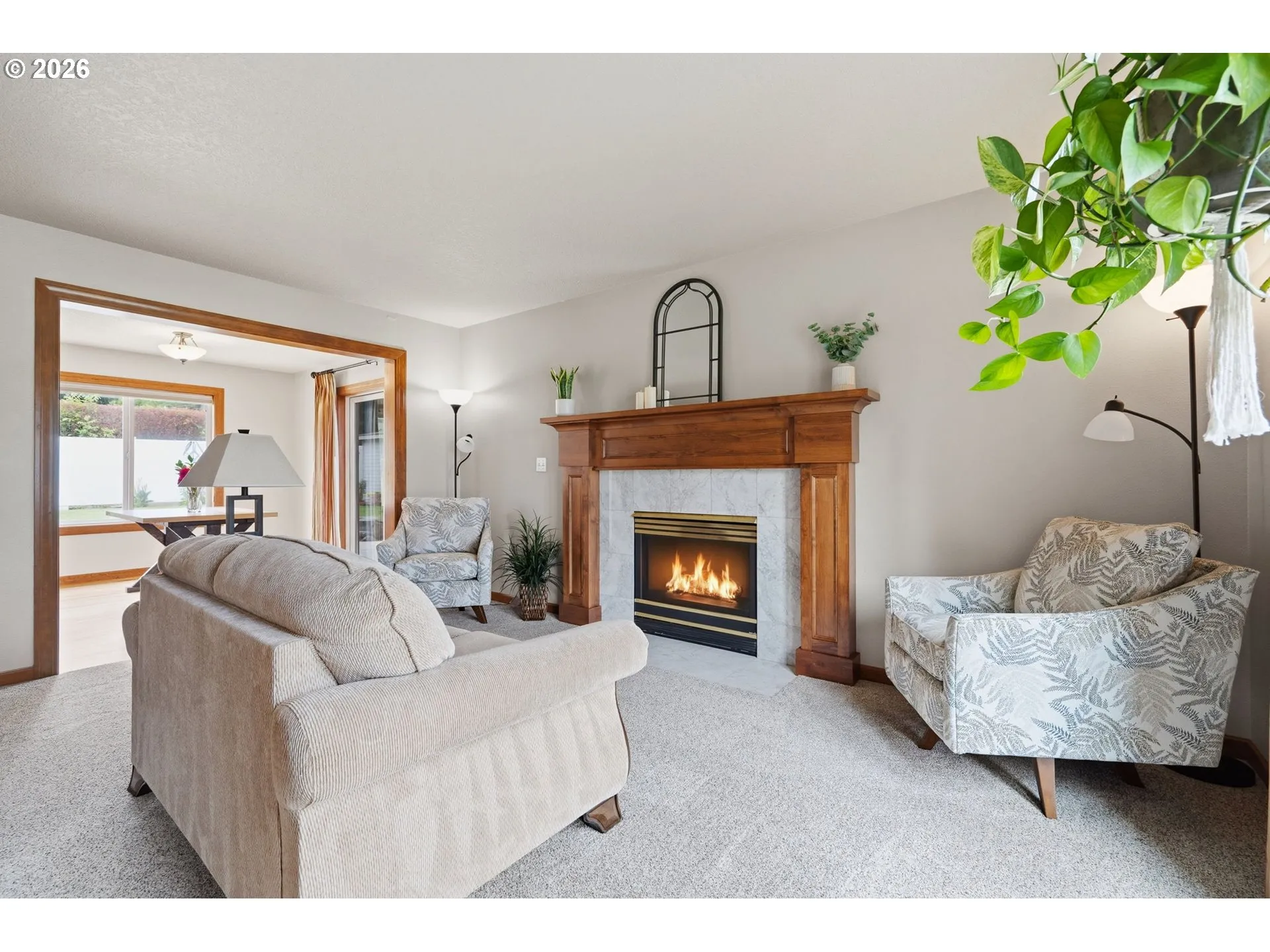 Living Room-Fireplace
