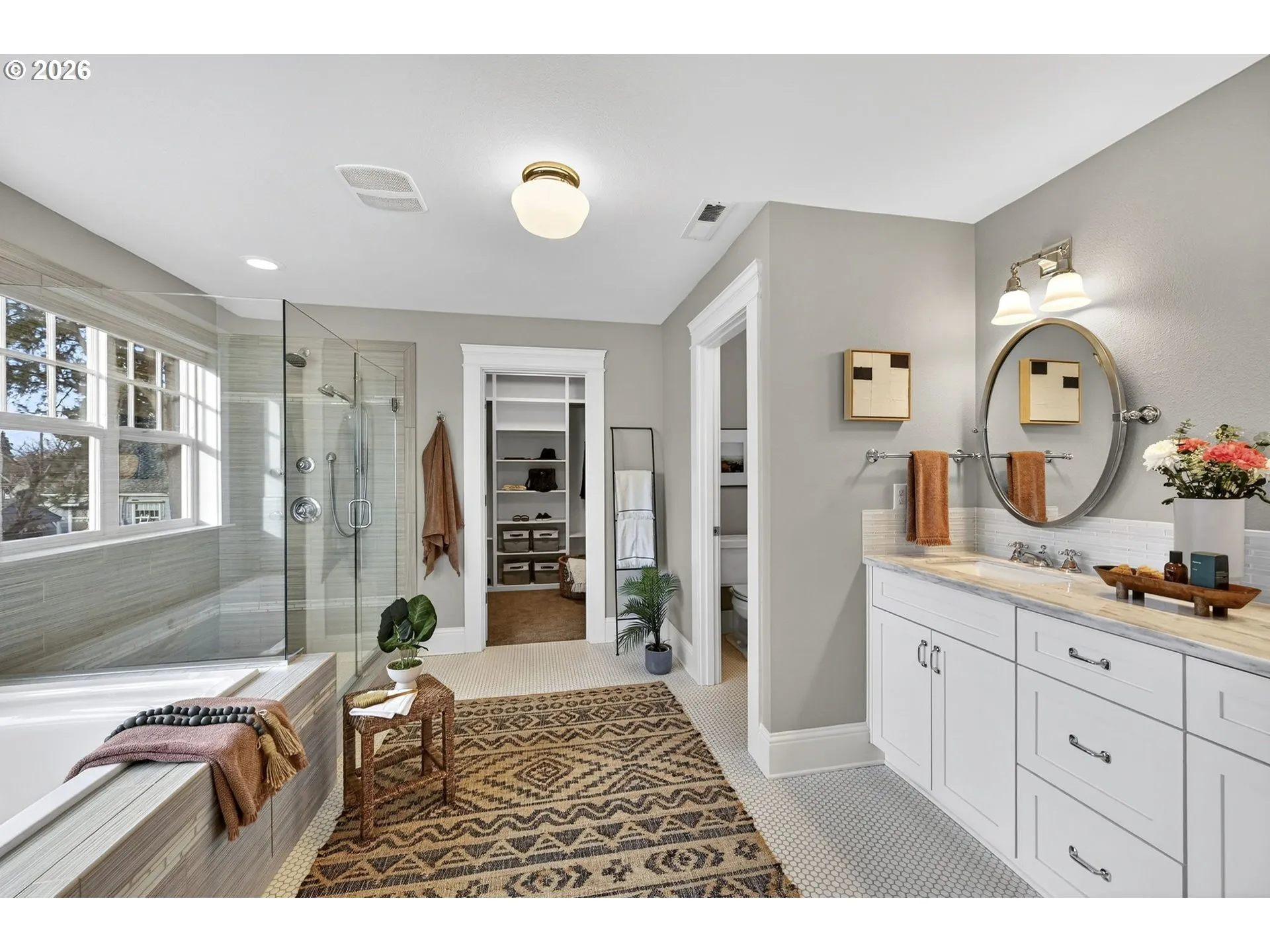 Primary Bedroom-Attached Bathroom