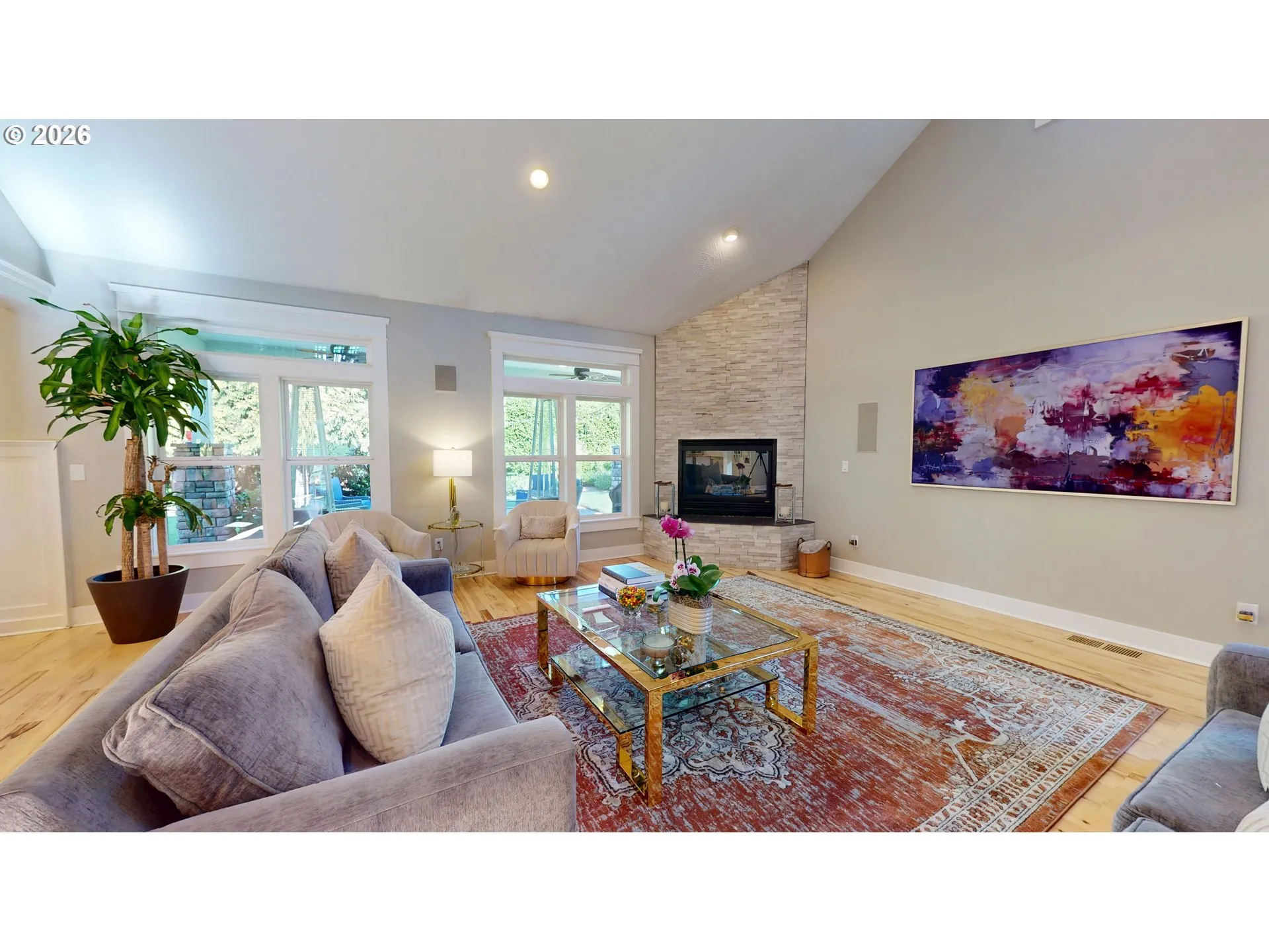 Living Room-Fireplace