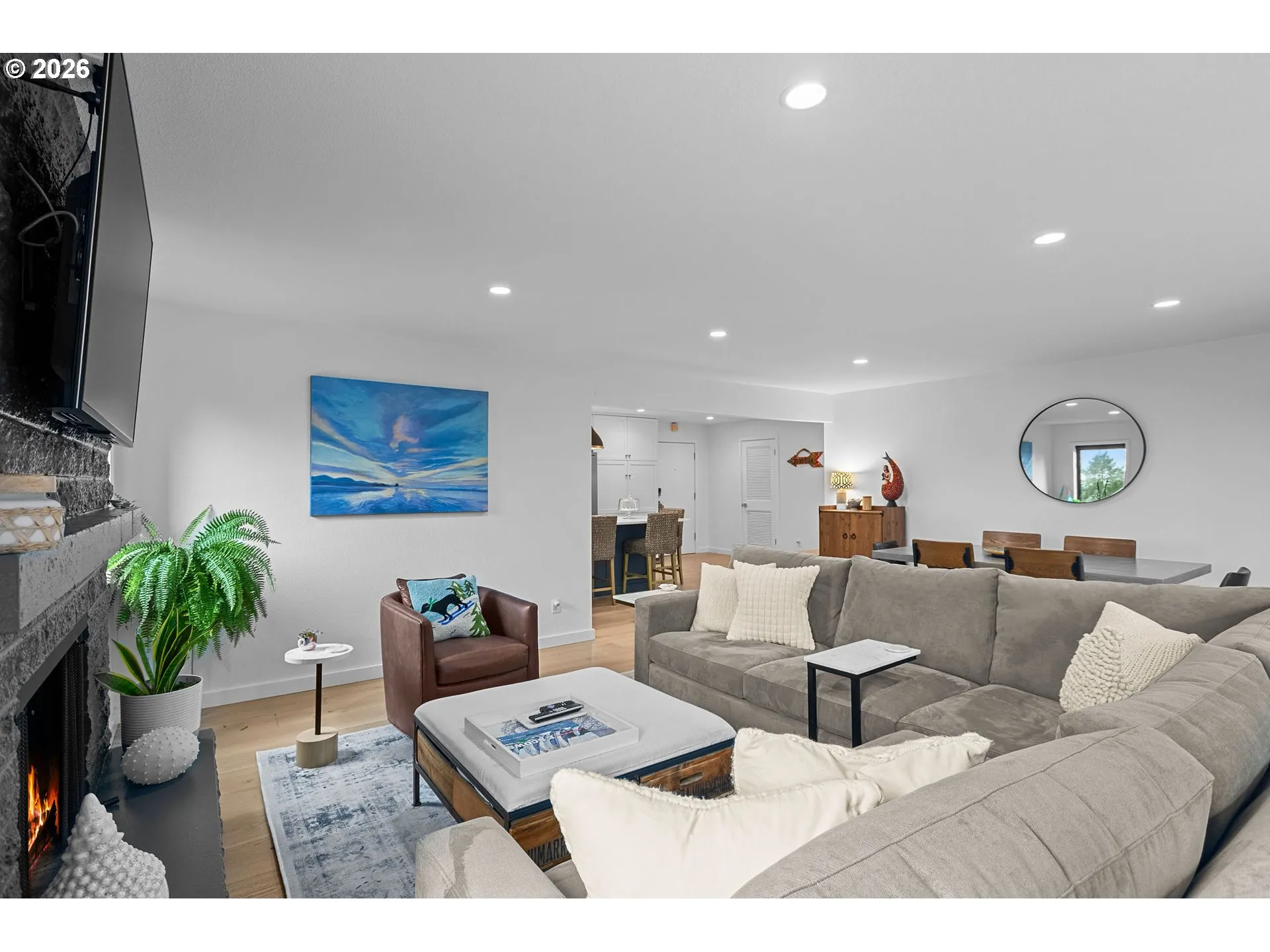 Living Room-View From