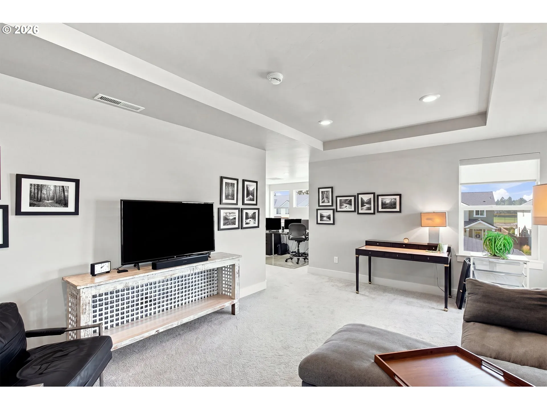 Family Room-Coffered Ceilings