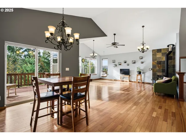Dining Room-Vaulted Ceilings