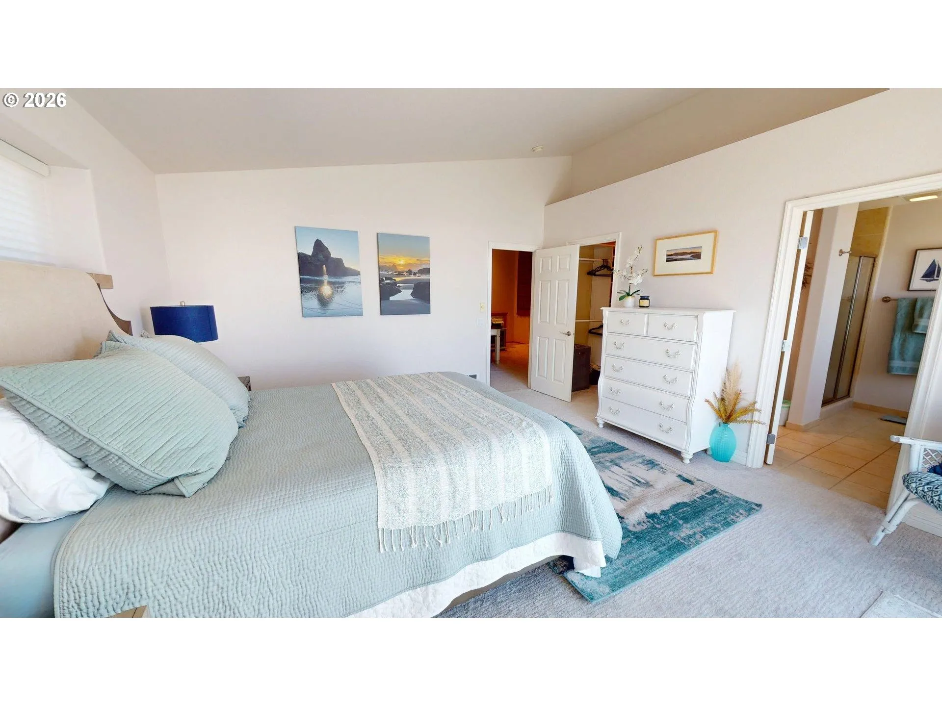 Owner's Suite Bedroom-Vaulted Ceilings