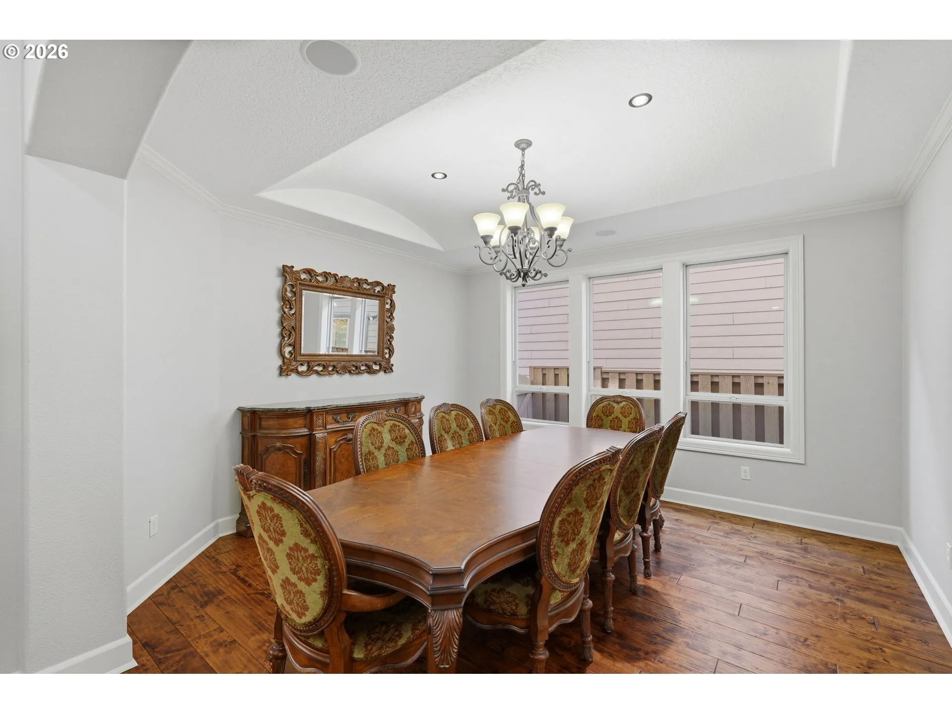 Dining Room-Coffered Ceilings