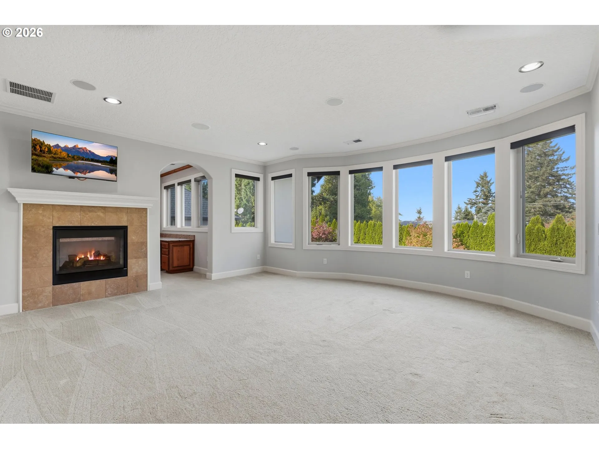Primary Bedroom-Fireplace
