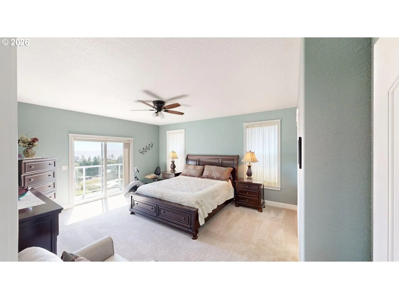 Bedroom, Primary-Ceiling Fan
