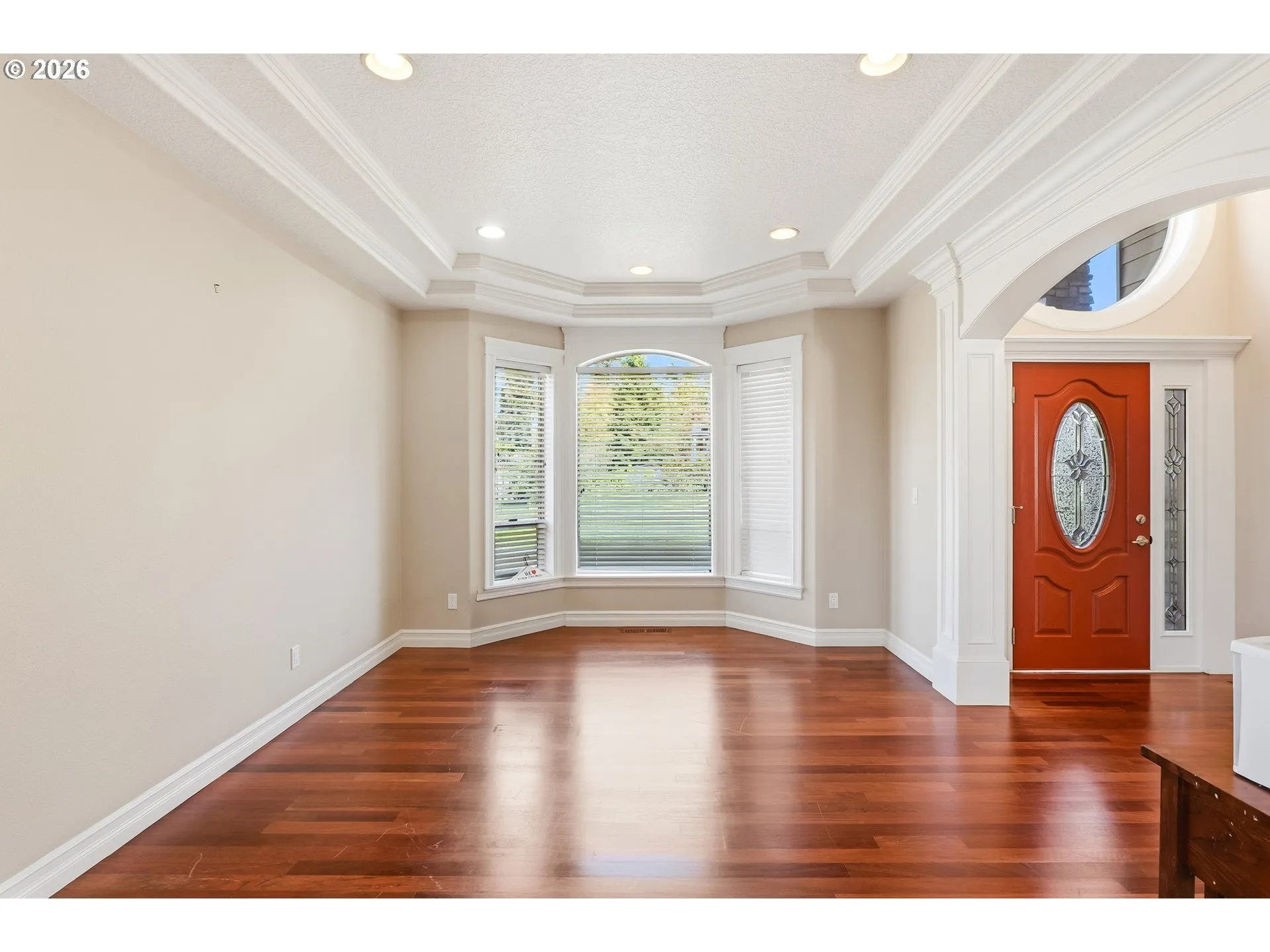 Living Room-Coffered Ceilings