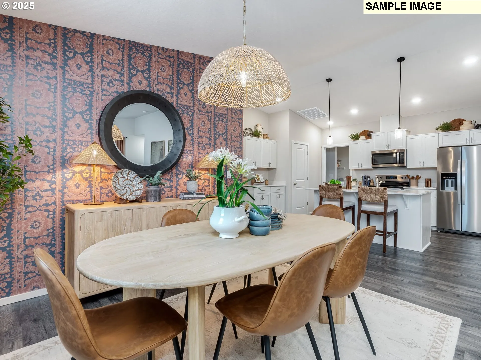 Dining Room-Vaulted Ceilings
