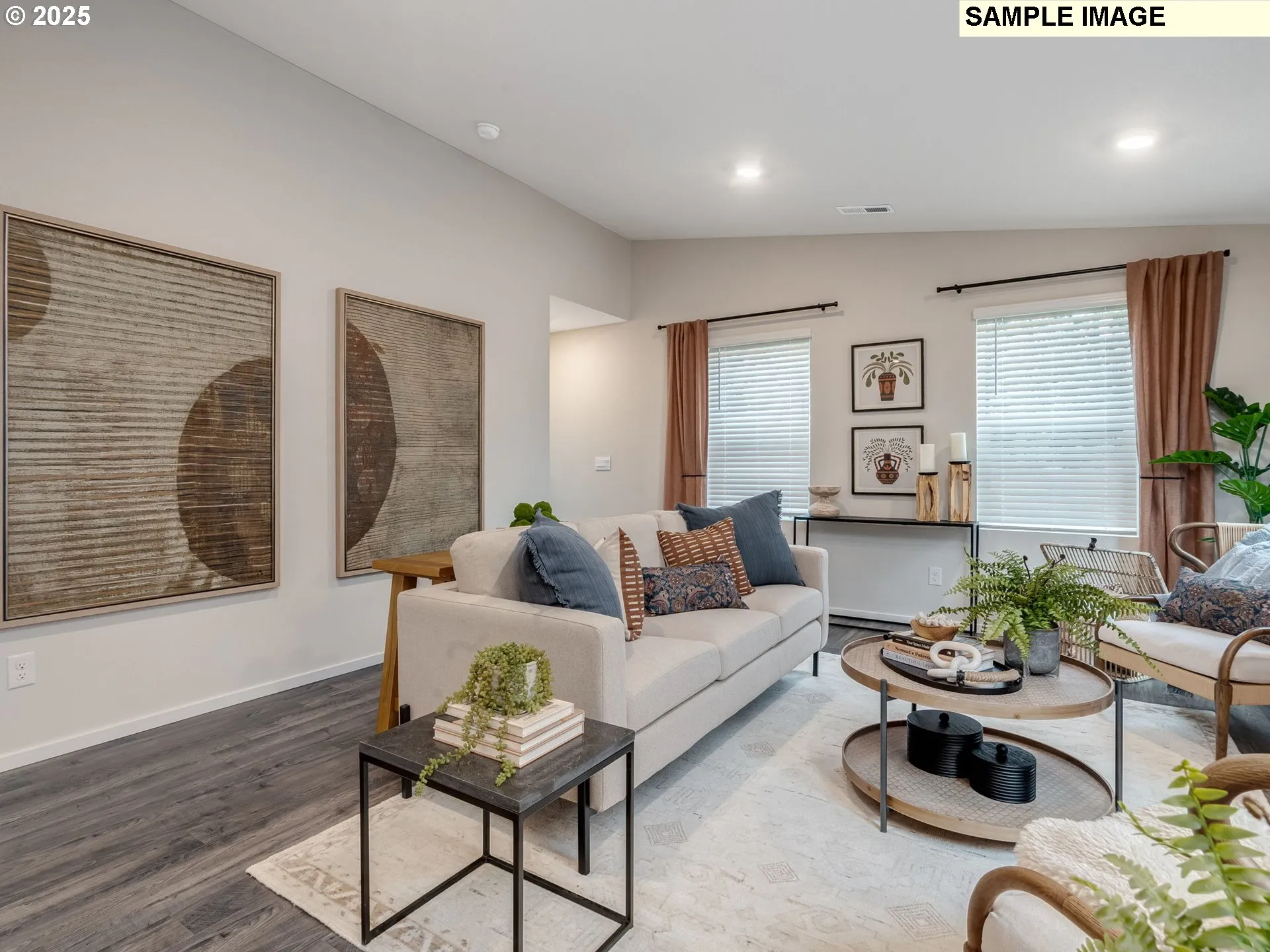 Living Room-Vaulted Ceilings