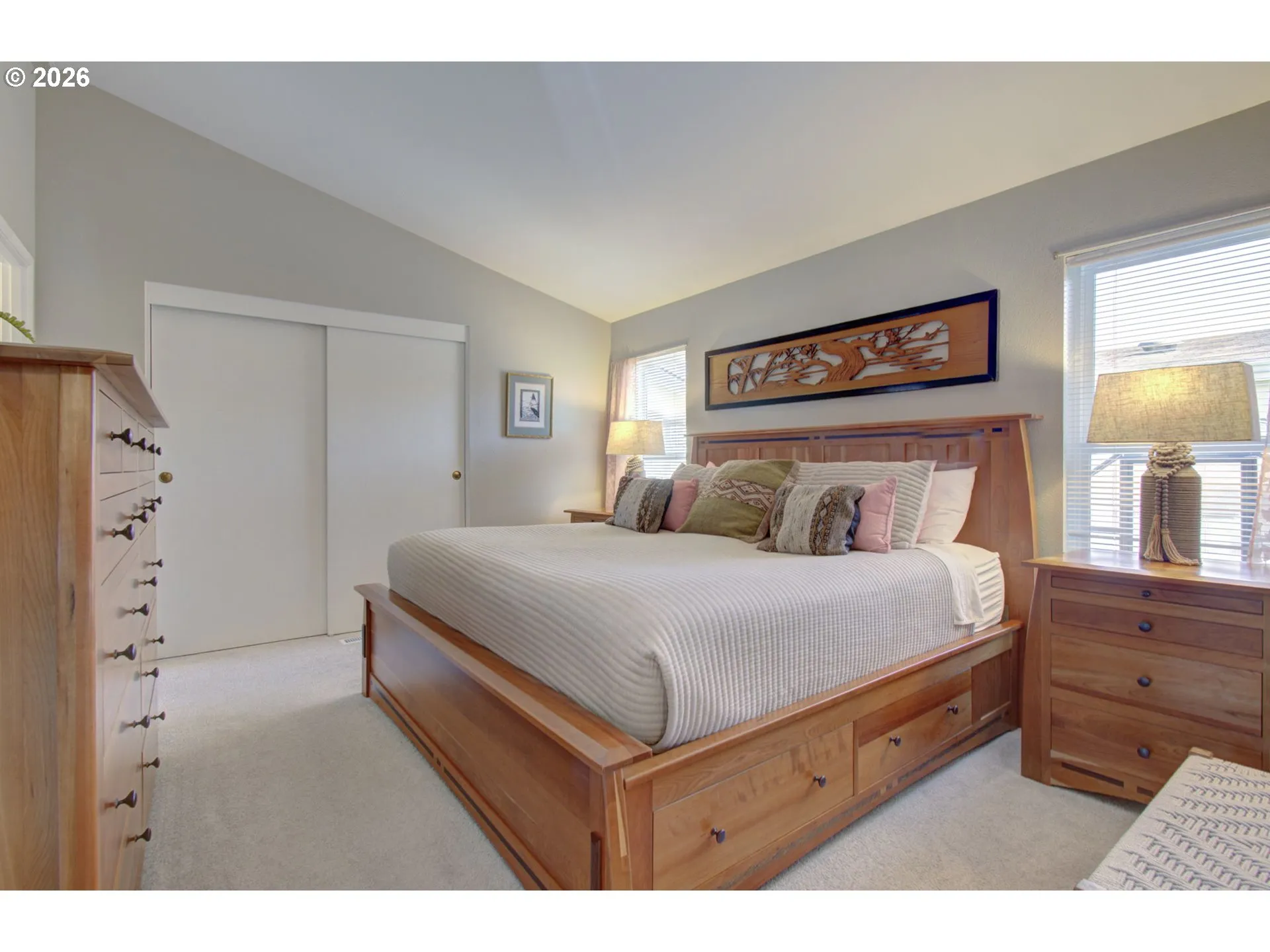 Bedroom, Primary-Vaulted Ceilings