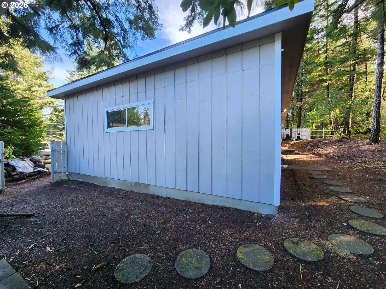 Exterior-West Facing