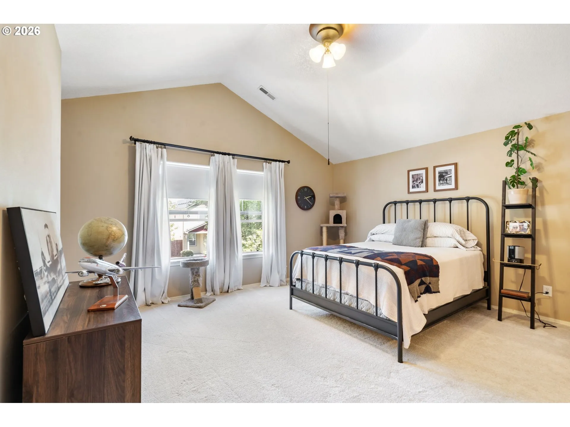 Owner's Suite Bedroom-Vaulted Ceilings