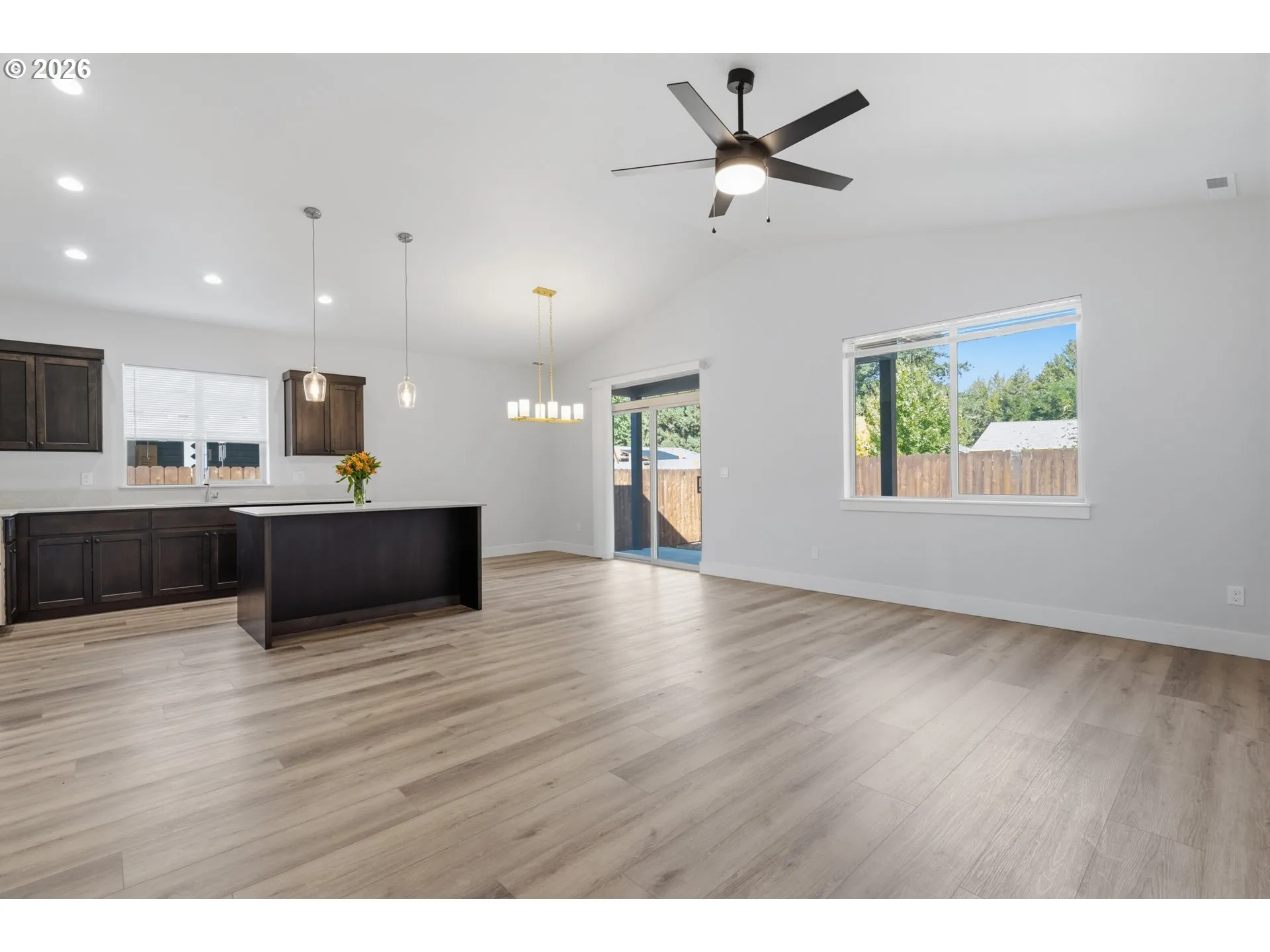 Living Room/Dining Room-Ceiling Fan