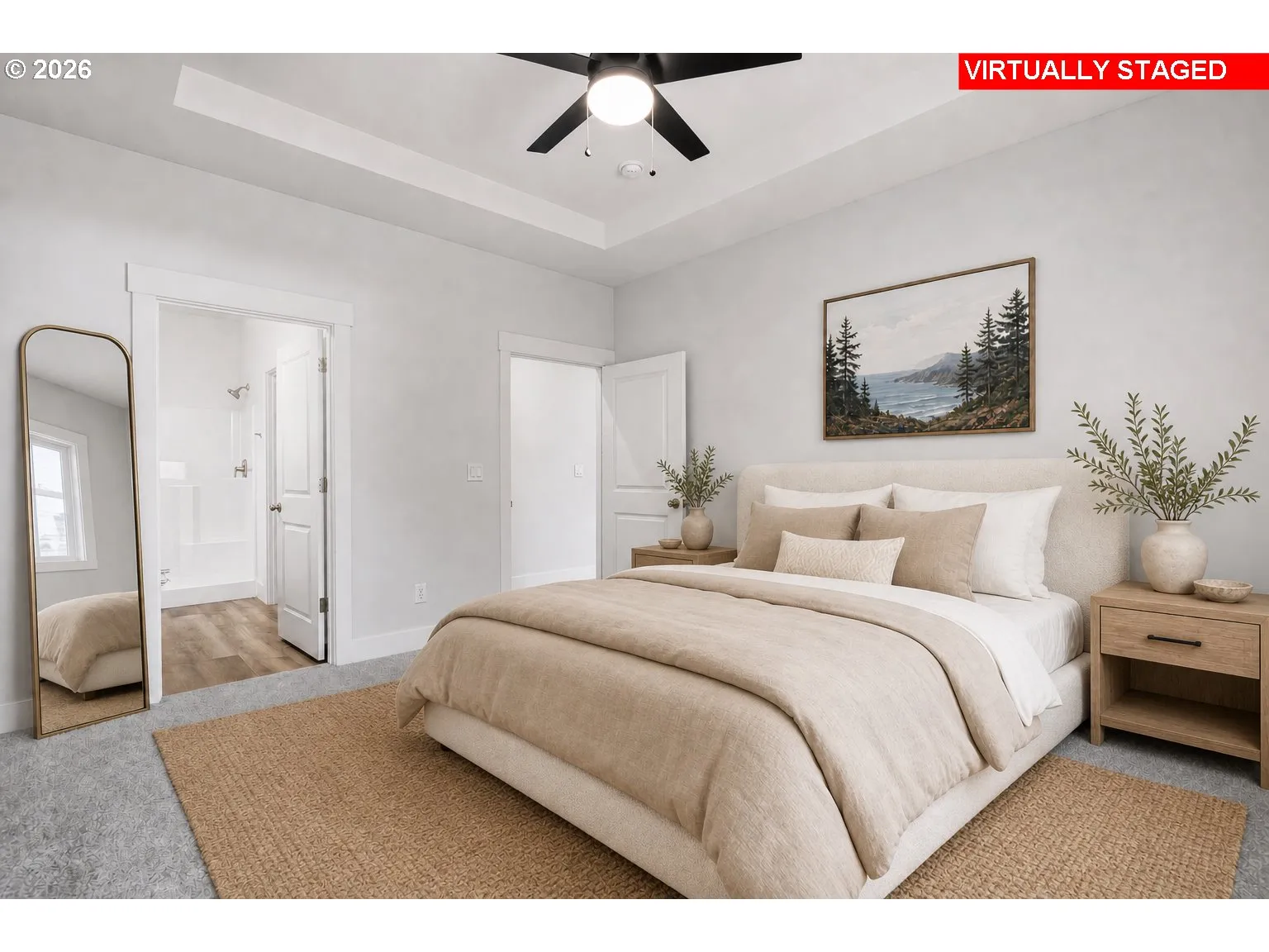 Bedroom, Primary-Ceiling Fan