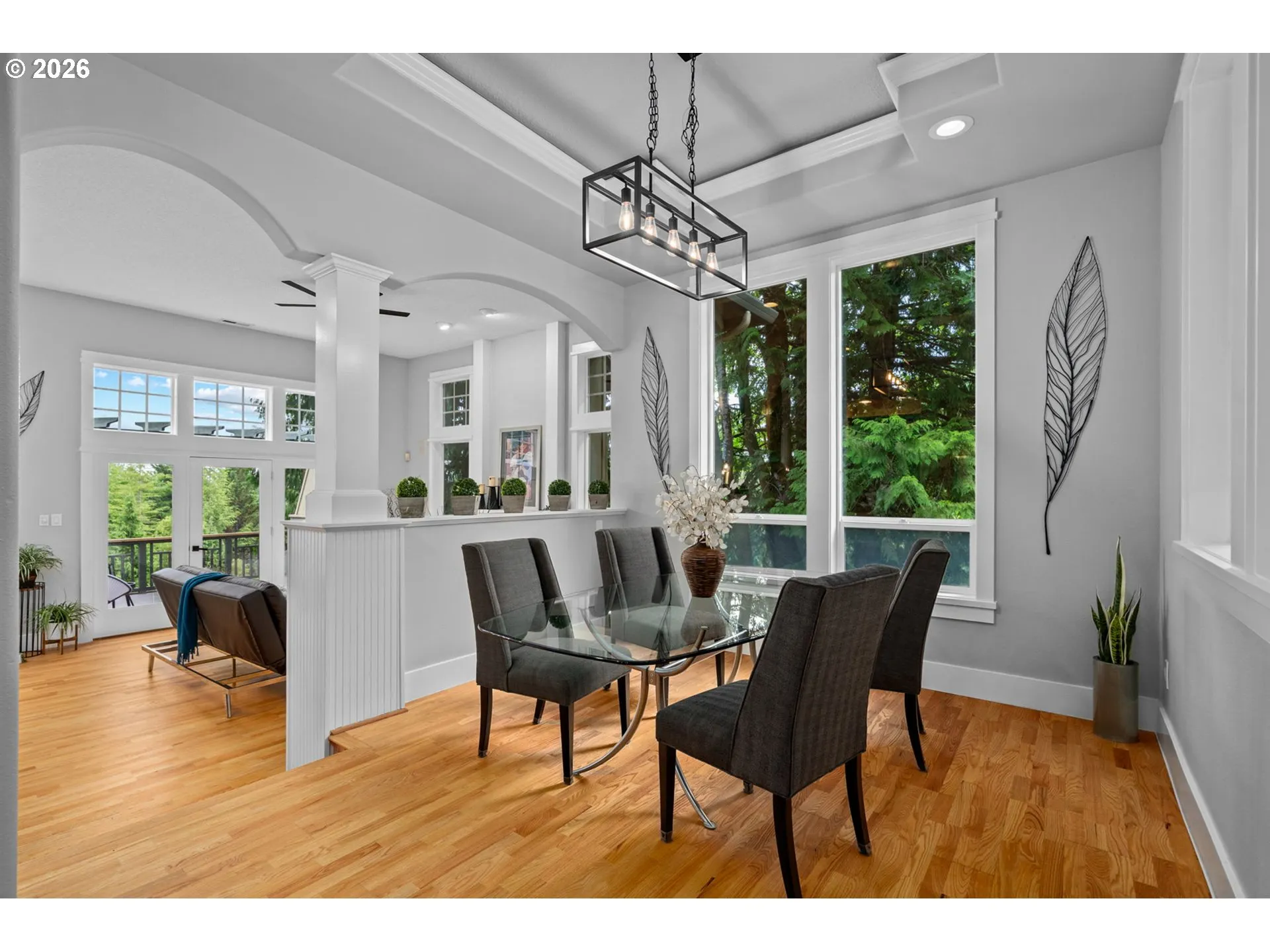 Dining Room-Coffered Ceilings