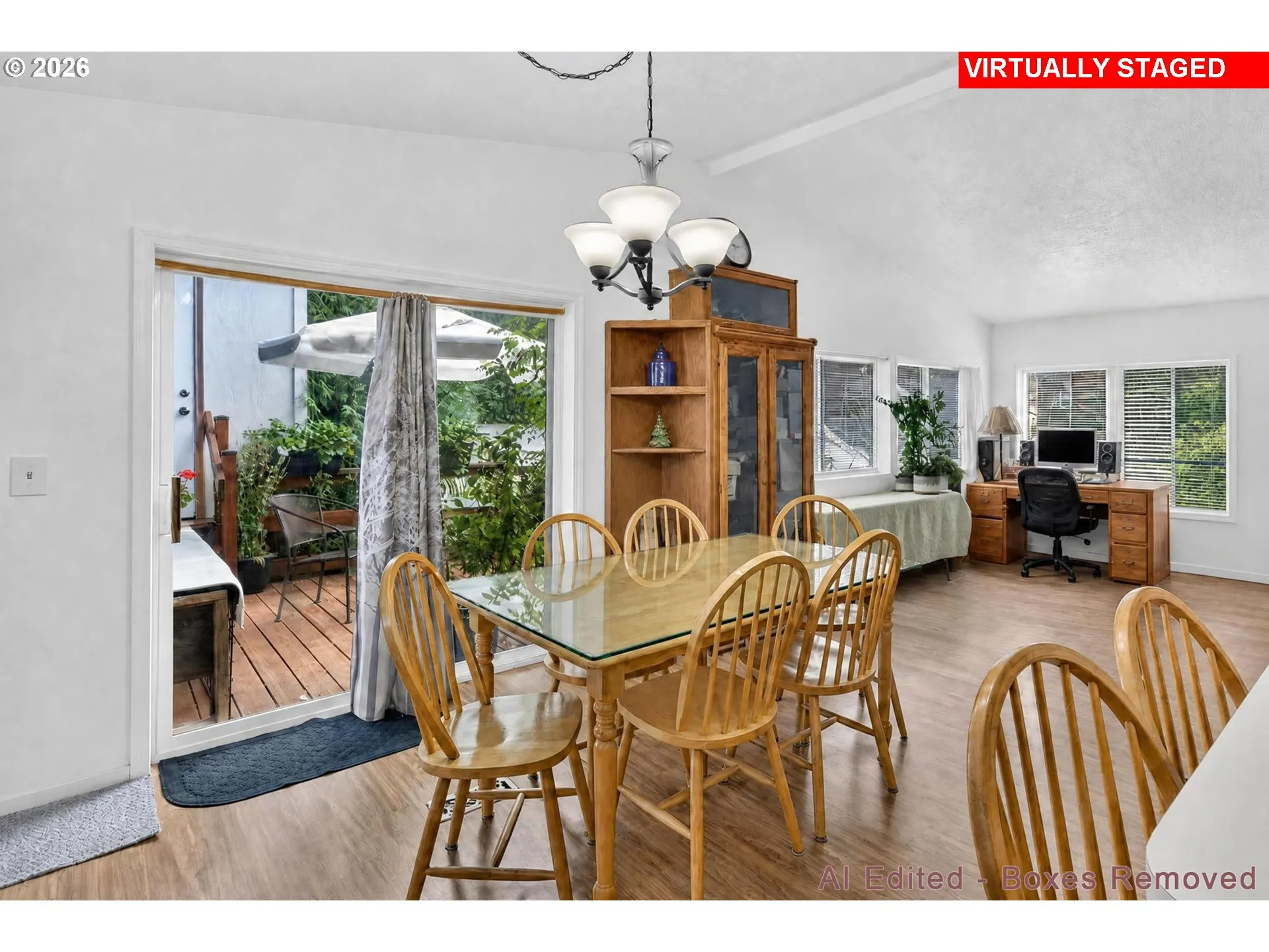 Dining Room-Vaulted Ceilings