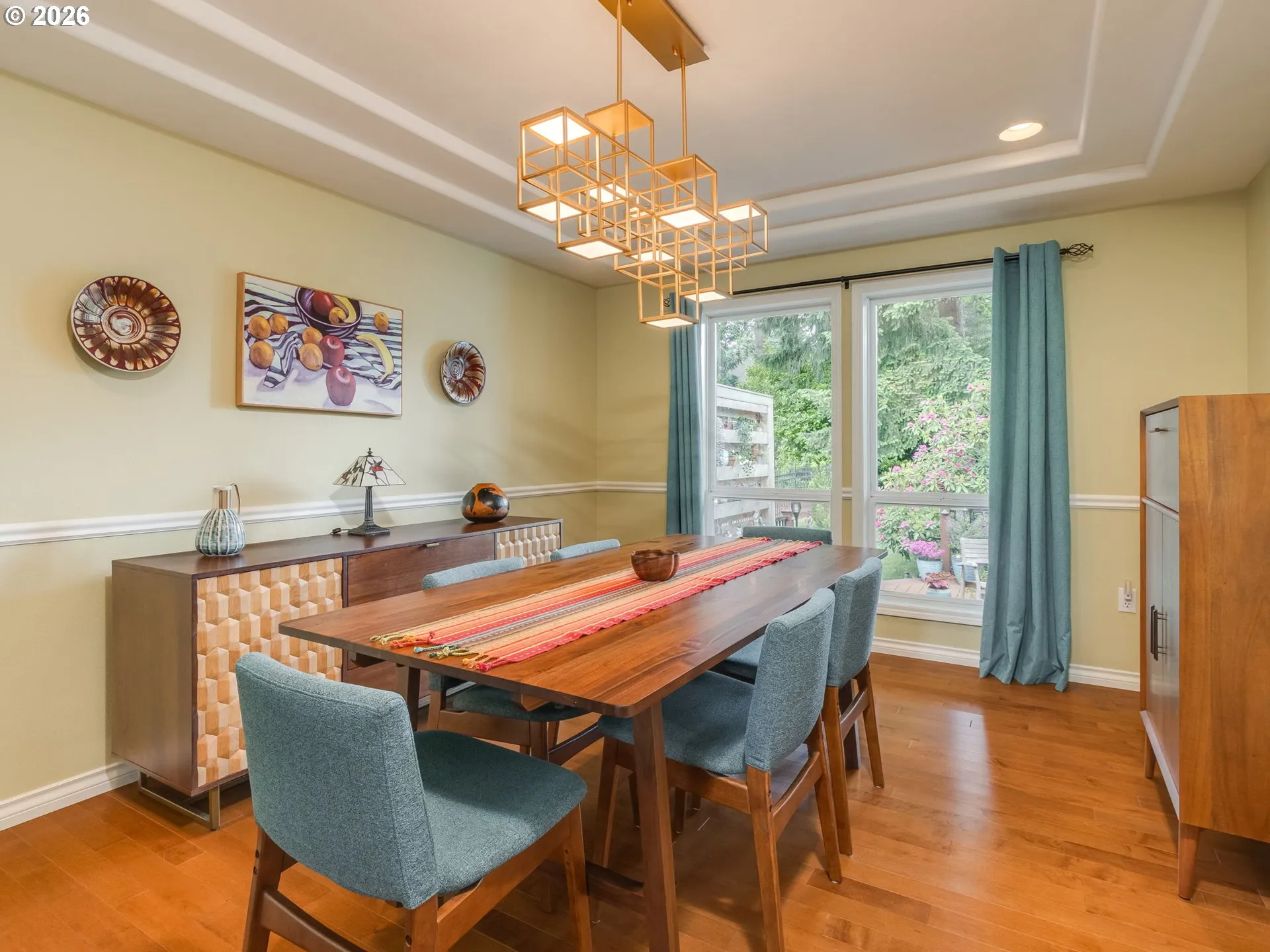 Dining Room-Coffered Ceilings