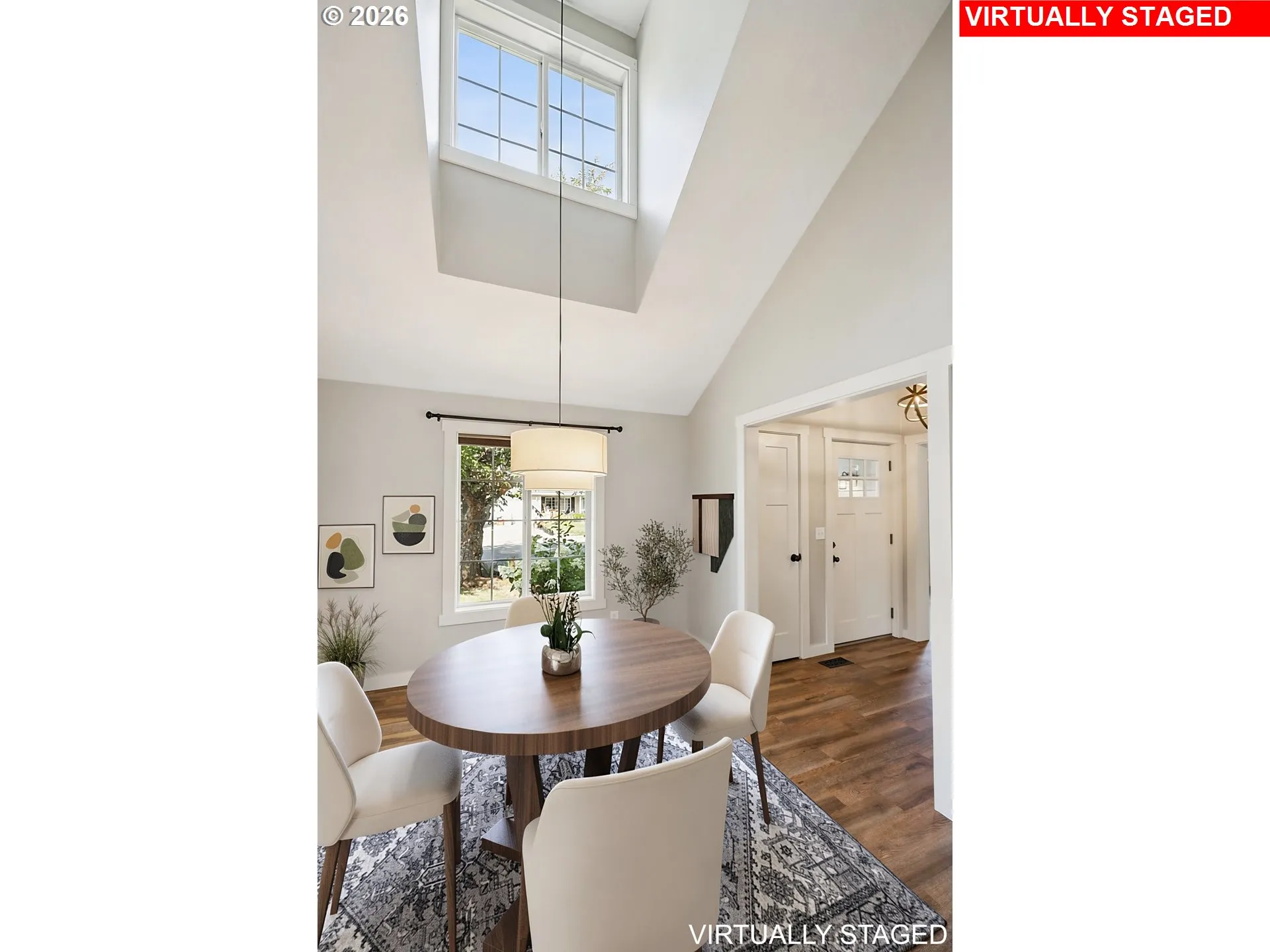 Dining Room-Vaulted Ceilings