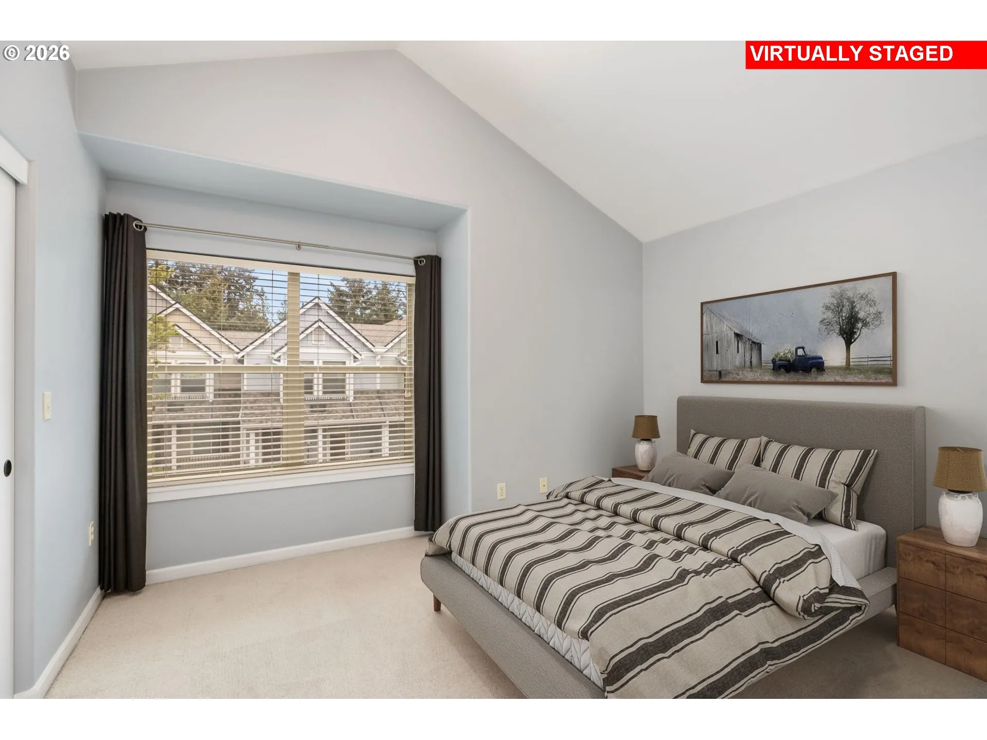 Bedroom-Vaulted Ceilings