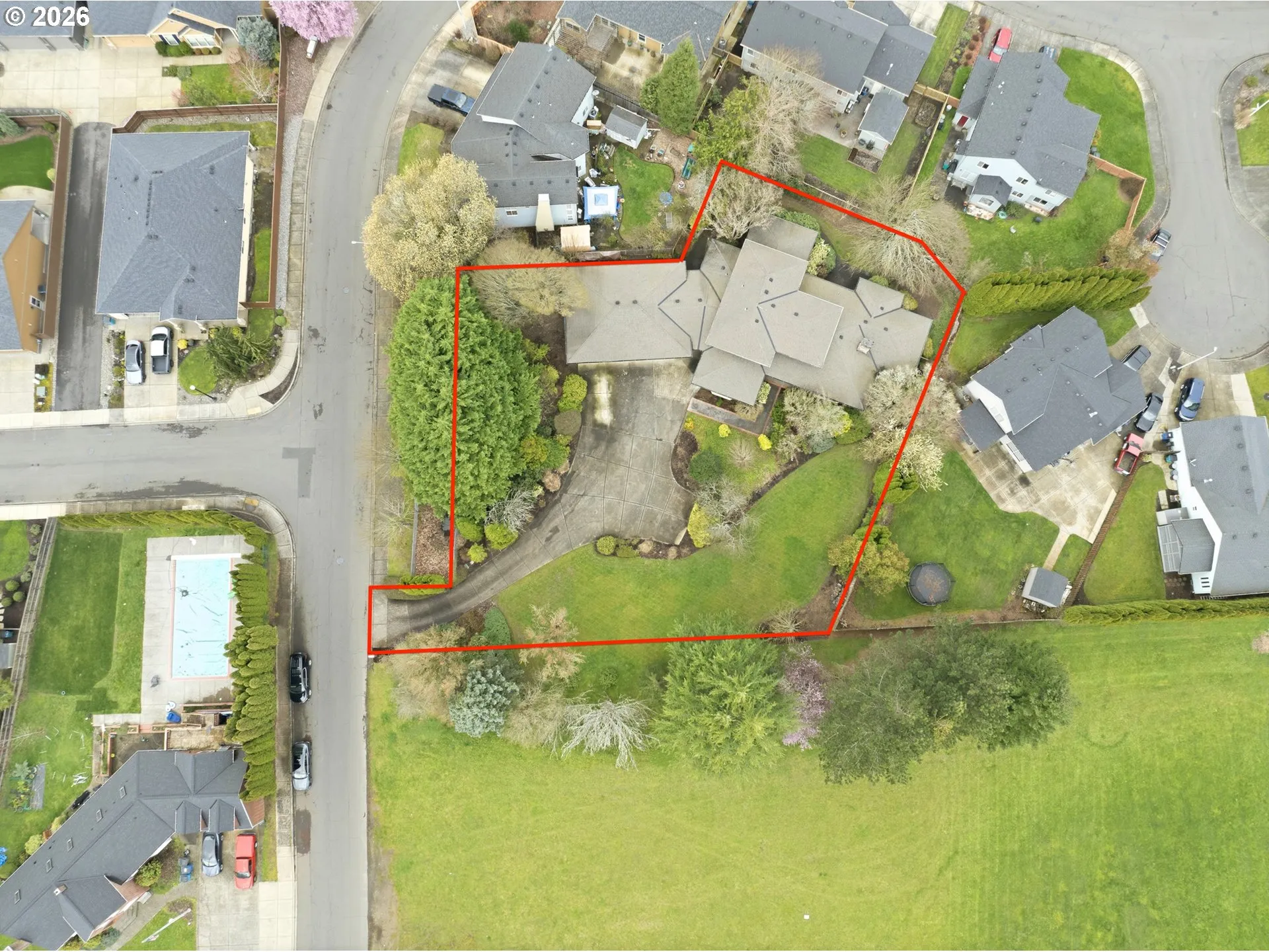 Approximate Property Lines-Aerial