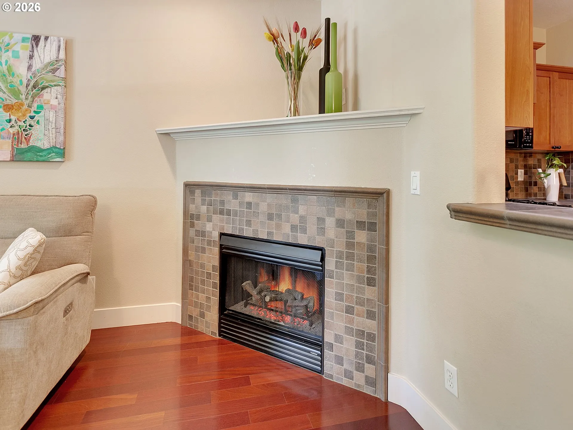 Living Room-Fireplace