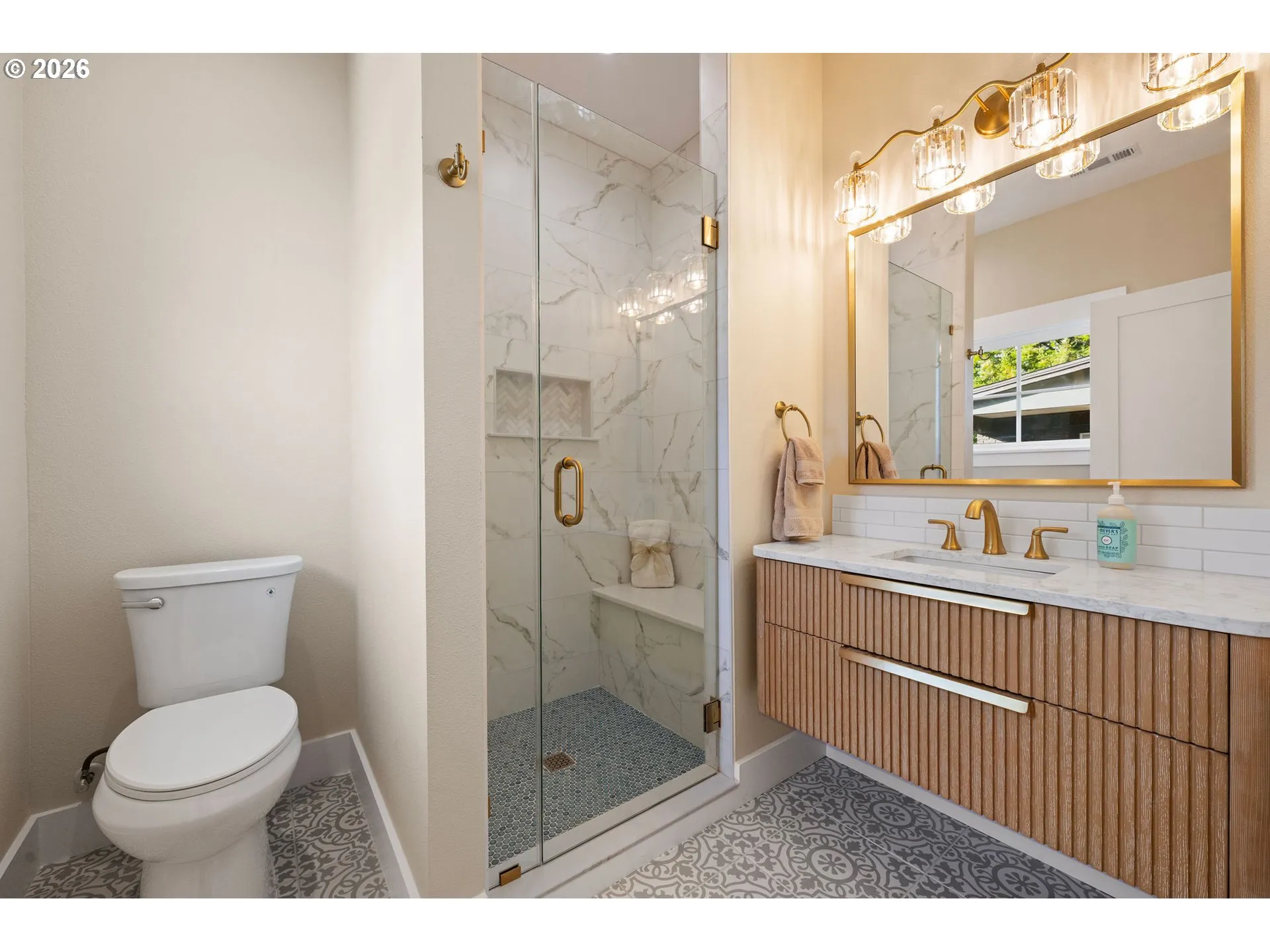 Bathroom, Attached-Walk in Shower