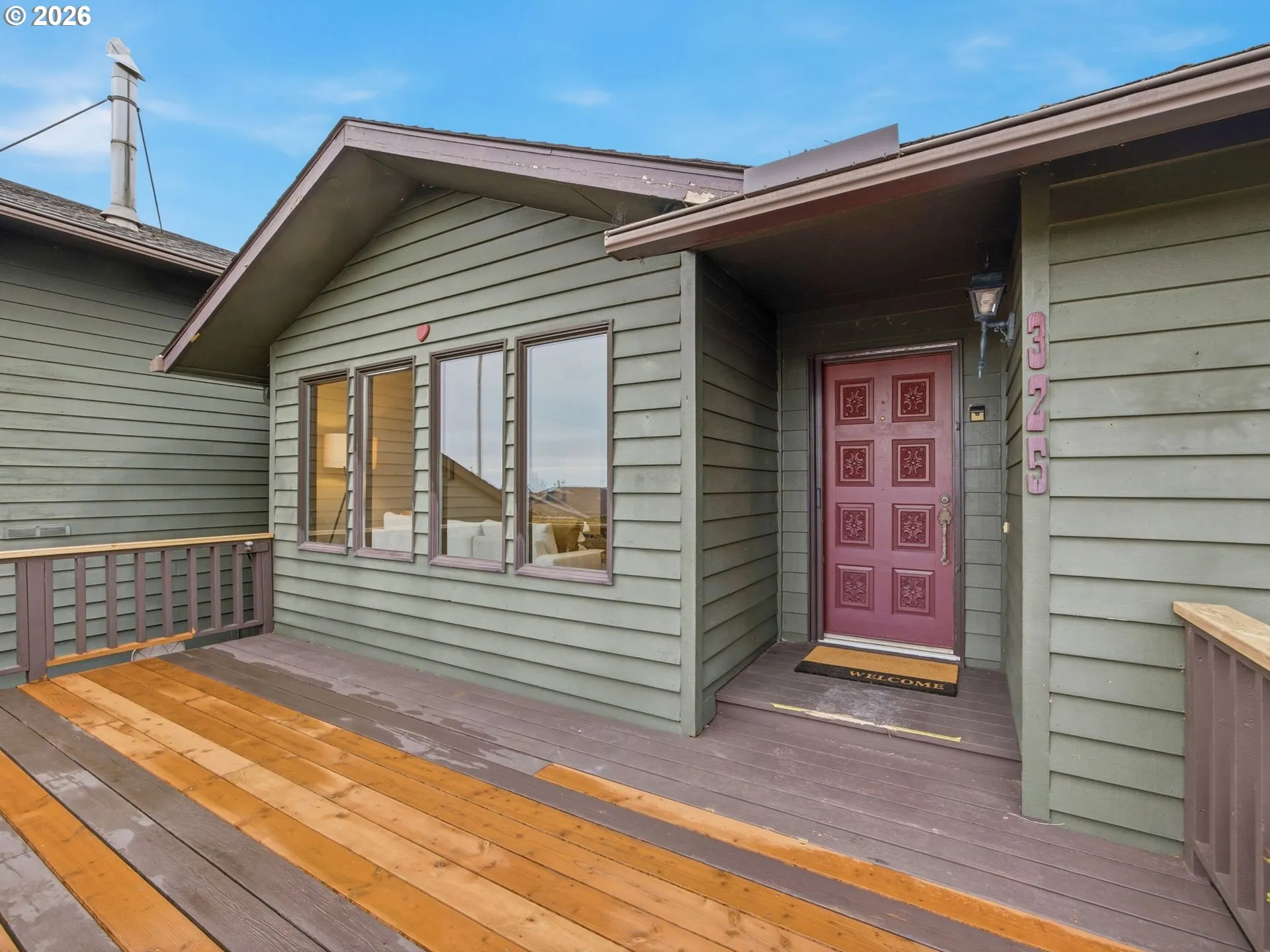 Exterior-West Facing