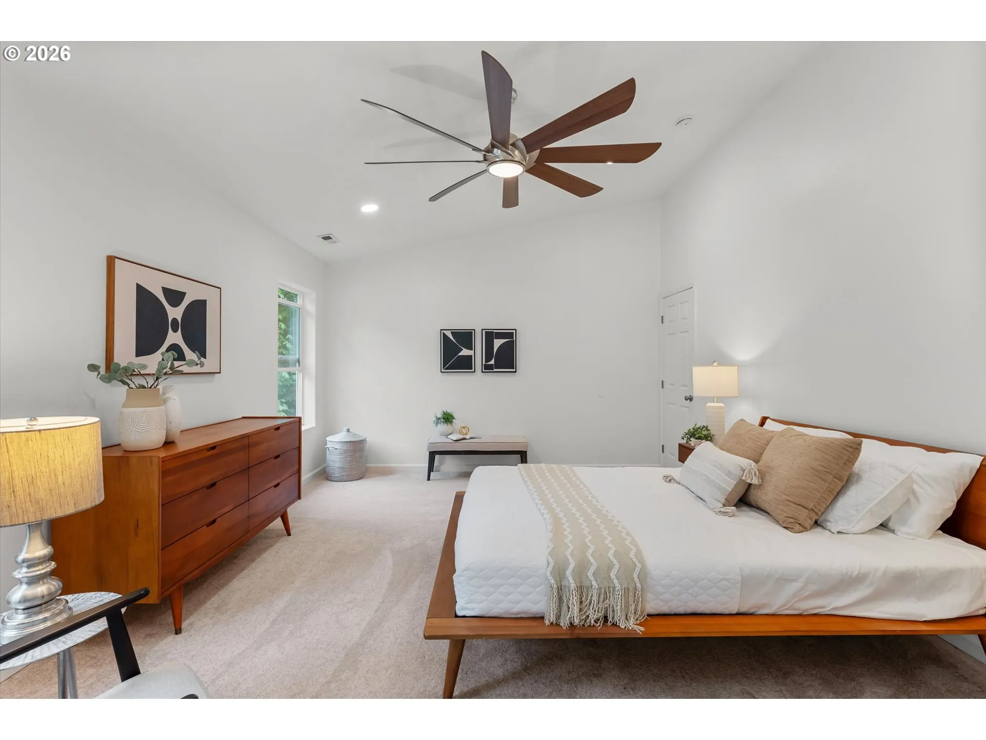 Bedroom, Primary-Ceiling Fan